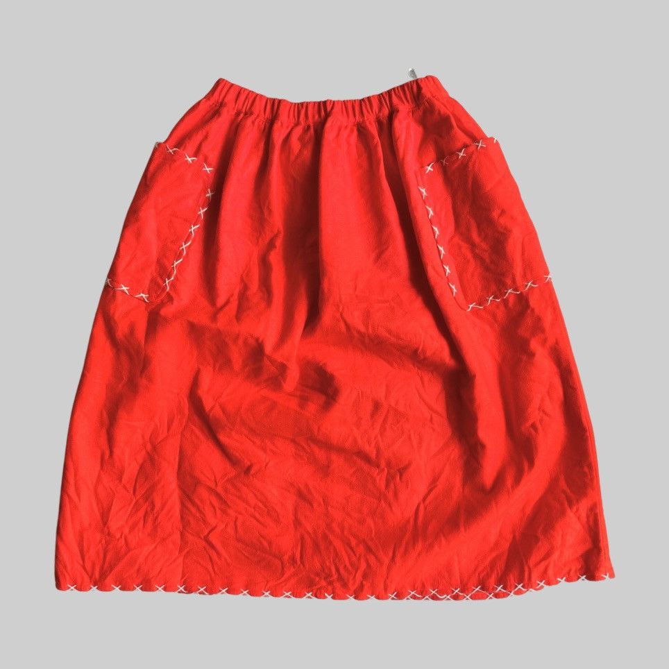 Comme des Garcons New With Tag Red Skirt Size 28" / US 6 / IT 42 - 2 Thumbnail