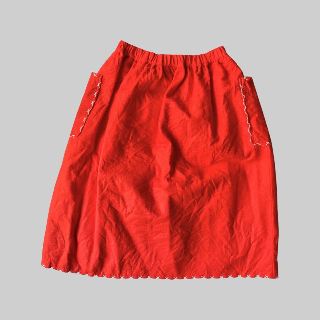 Comme des Garcons New With Tag Red Skirt Size 28" / US 6 / IT 42 - 3 Thumbnail
