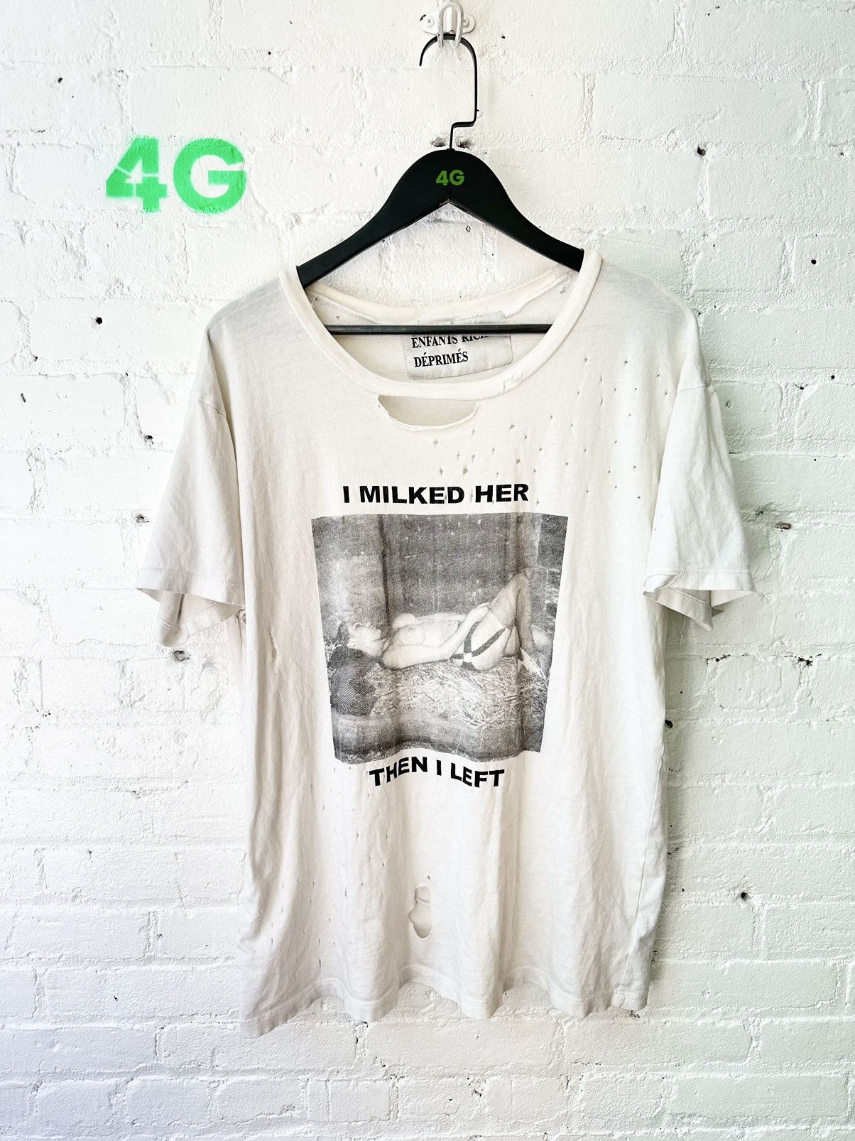 Enfants Riches Deprimes ERD I MILKED HER THEN I LEFT !!! SHIRT 4Gseller Size US L / EU 52-54 / 3 - 1 Thumbnail