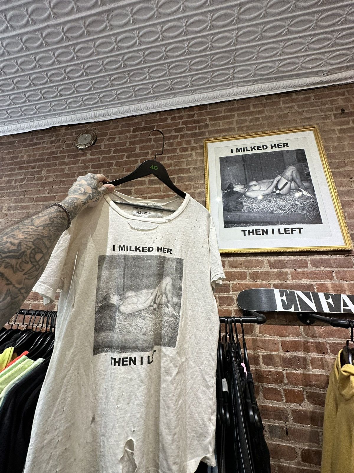 Enfants Riches Deprimes ERD I MILKED HER THEN I LEFT !!! SHIRT 4Gseller Size US L / EU 52-54 / 3 - 11 Thumbnail