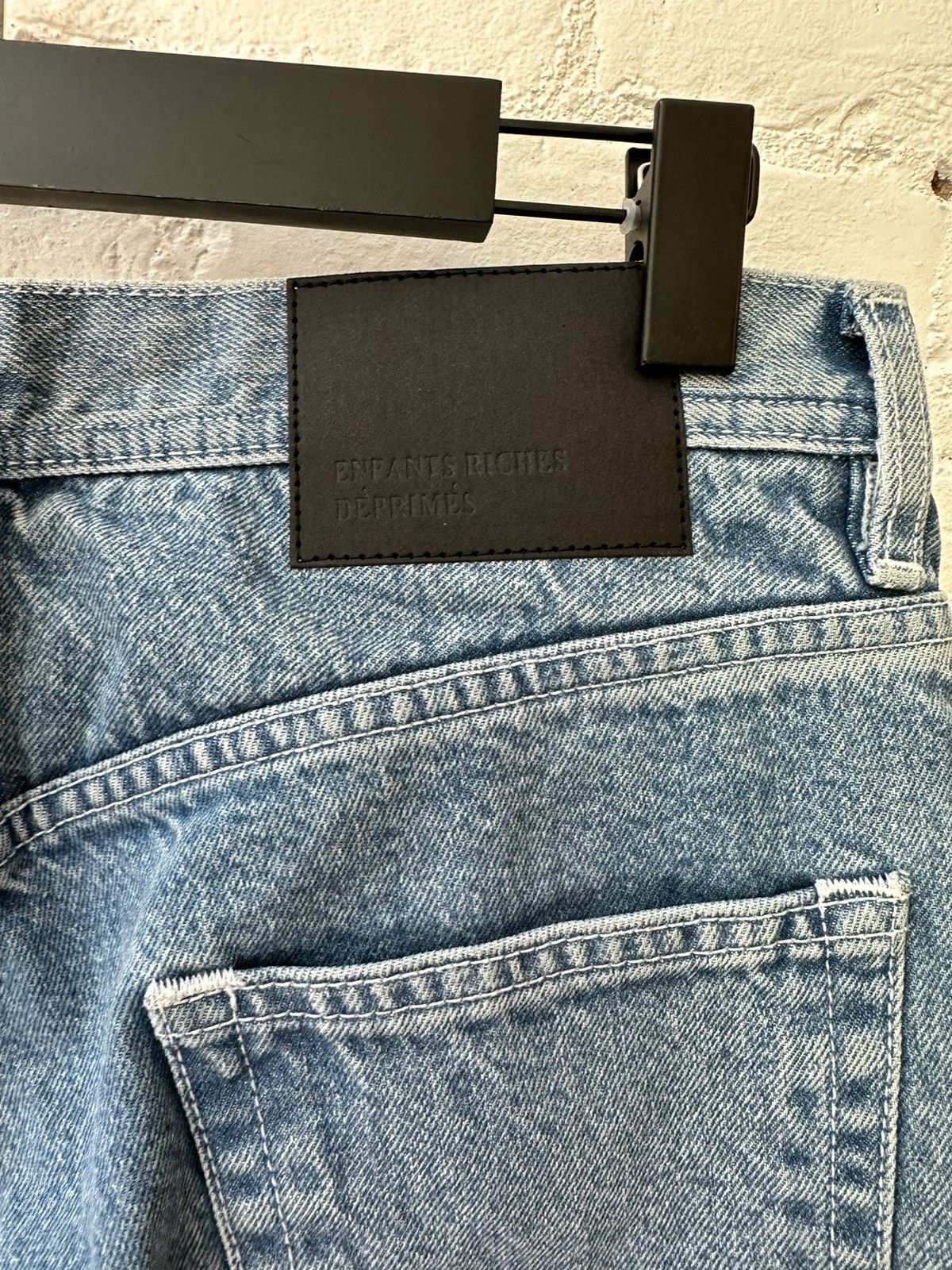Enfants Riches Deprimes ERD DENIM / LEATHER BAGGY CARPENTER JEANS 4Gseller Size US 32 / EU 48 - 12 Thumbnail