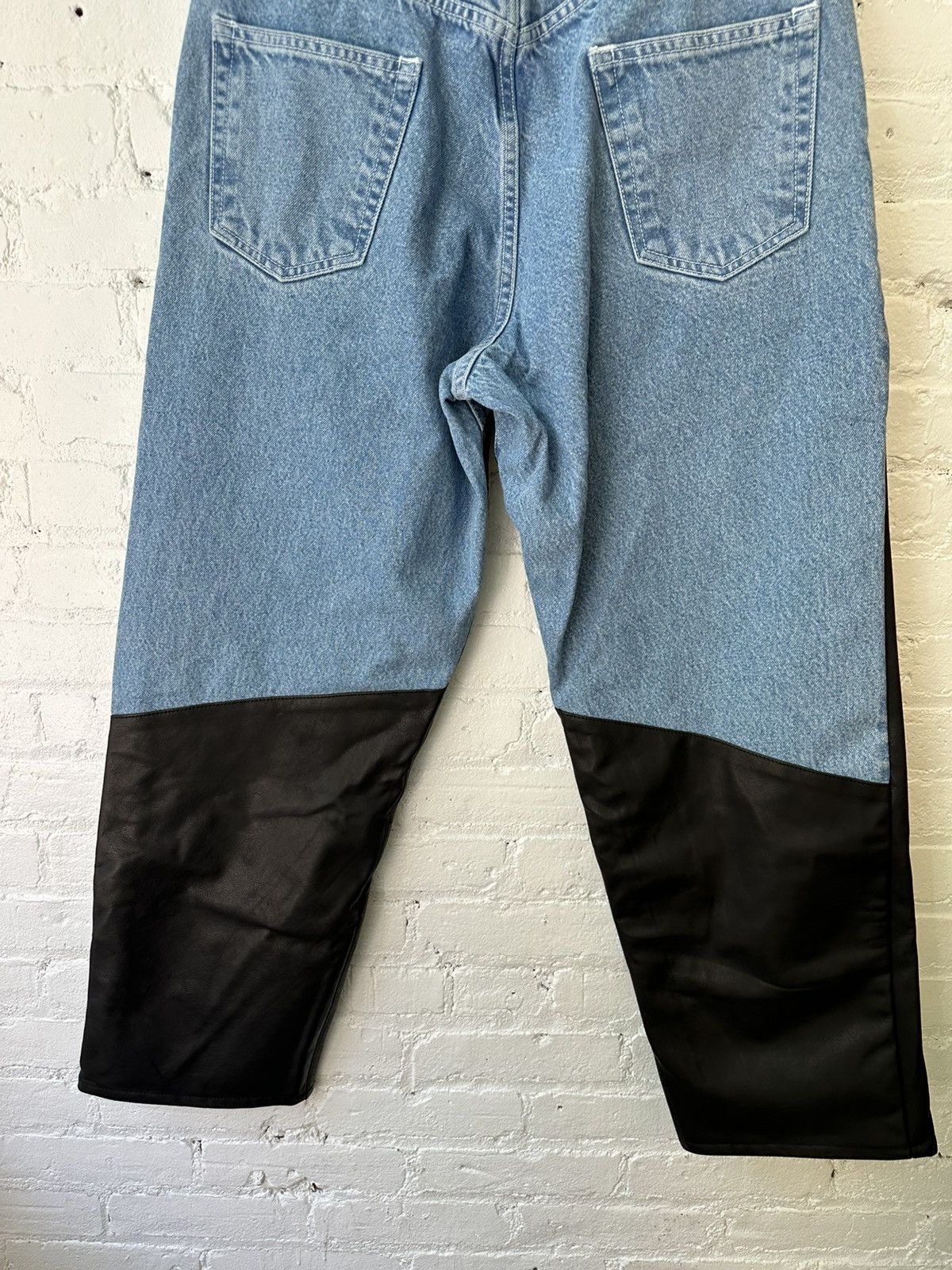 Enfants Riches Deprimes ERD DENIM / LEATHER BAGGY CARPENTER JEANS 4Gseller Size US 32 / EU 48 - 11 Thumbnail