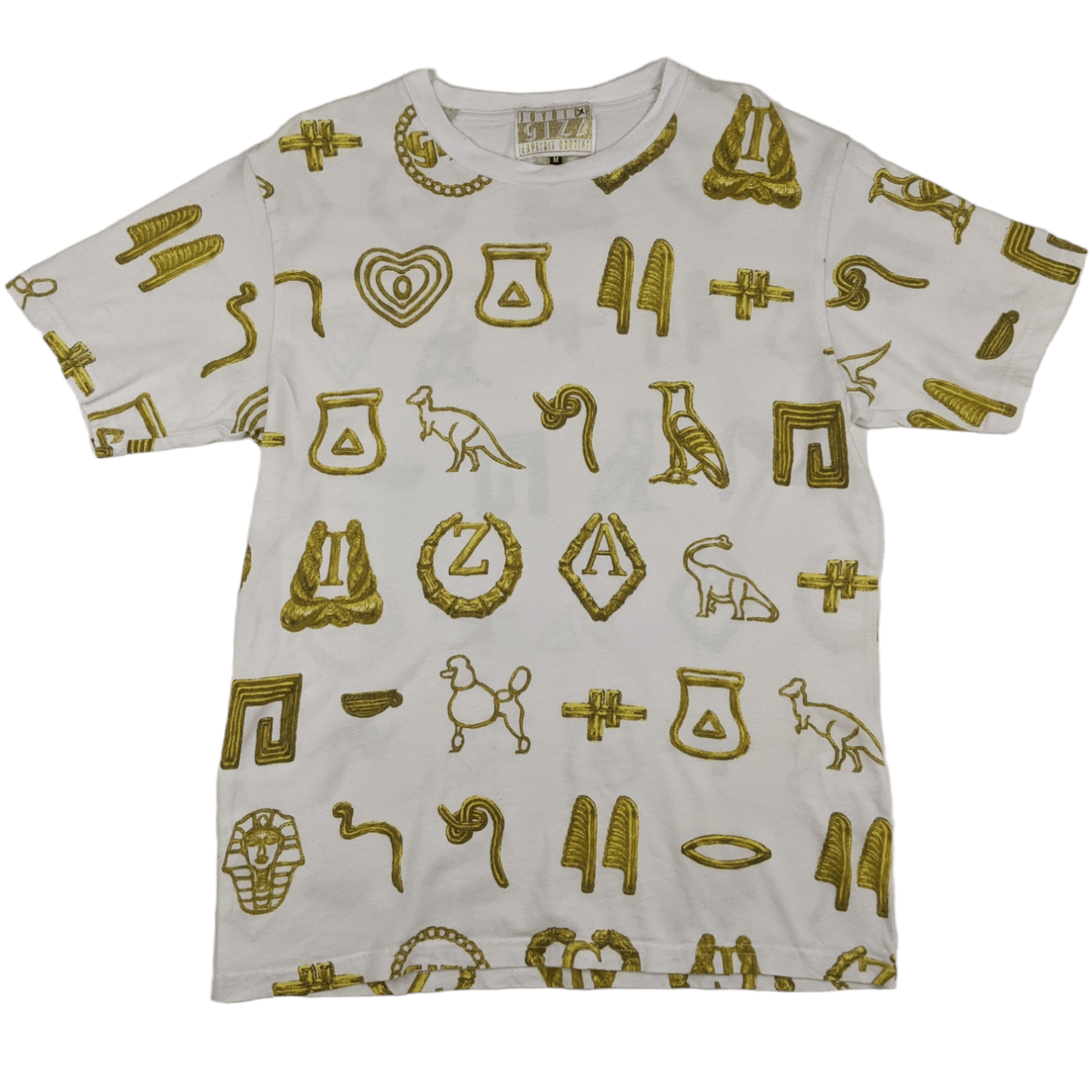 Japanese Brand Japan JOYRICH Giza Pyramid Pharaoh Monorgram Graphic Tee Size US M / EU 48-50 / 2 - 2 Thumbnail