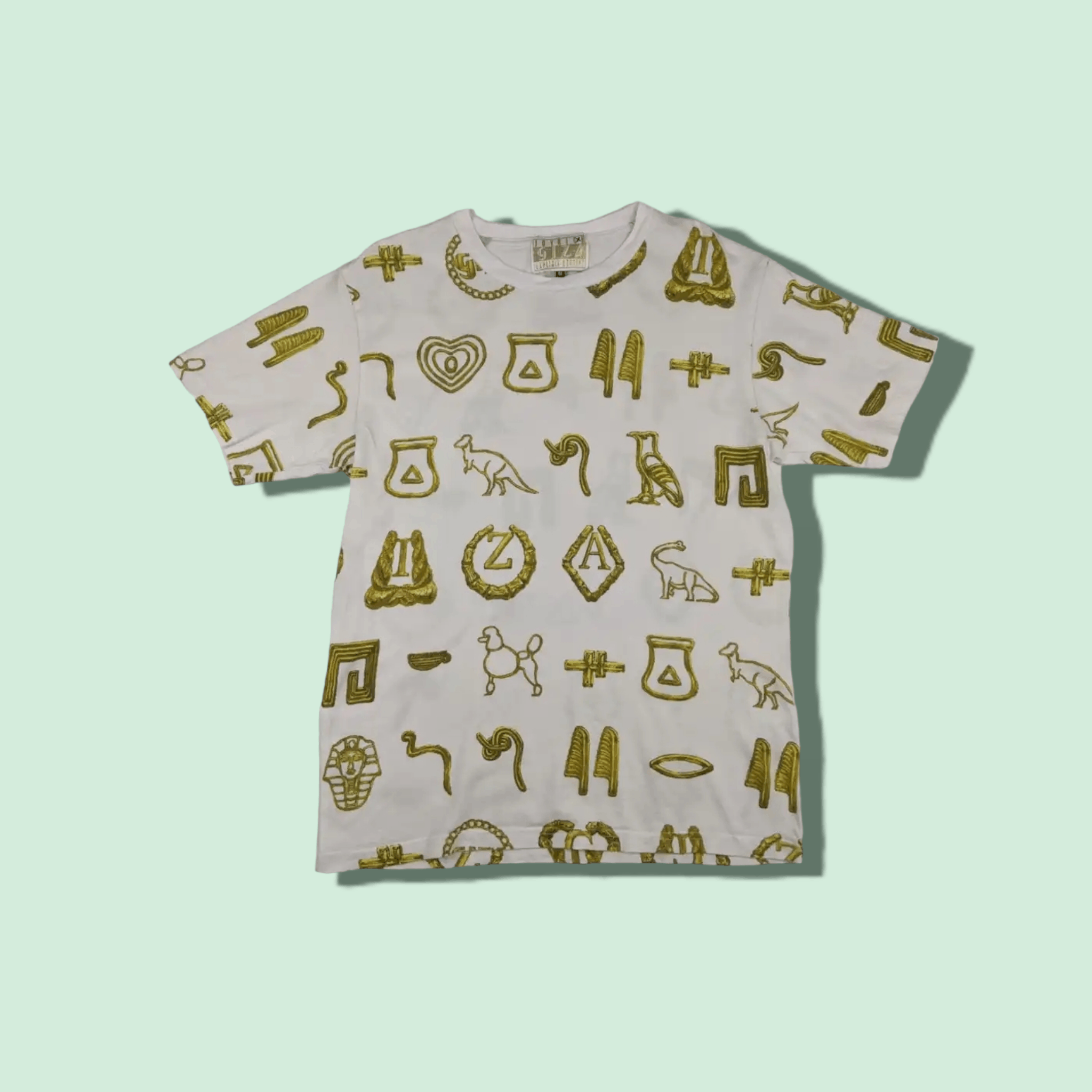 Japanese Brand Japan JOYRICH Giza Pyramid Pharaoh Monorgram Graphic Tee Size US M / EU 48-50 / 2 - 1 Thumbnail