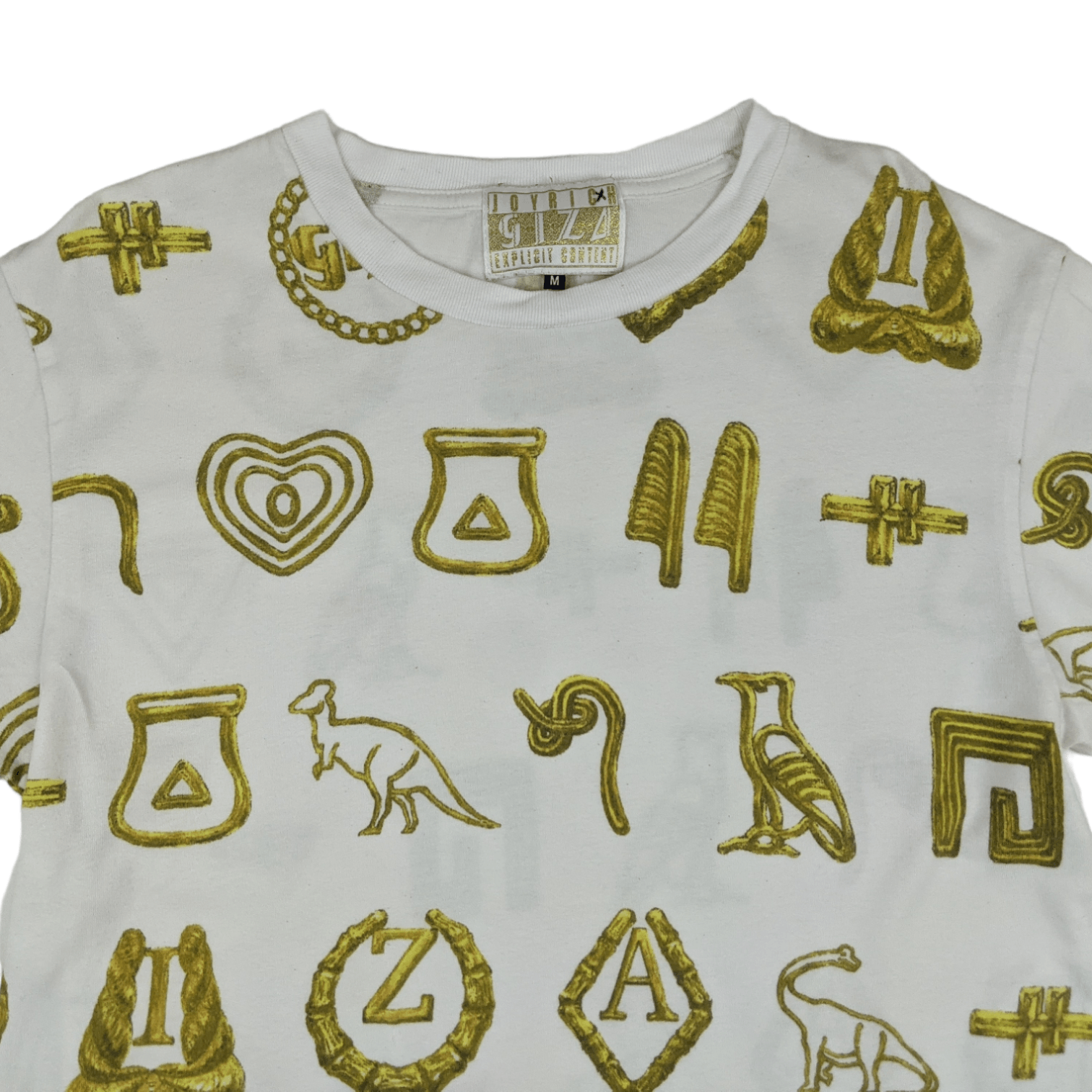Japanese Brand Japan JOYRICH Giza Pyramid Pharaoh Monorgram Graphic Tee Size US M / EU 48-50 / 2 - 4 Thumbnail