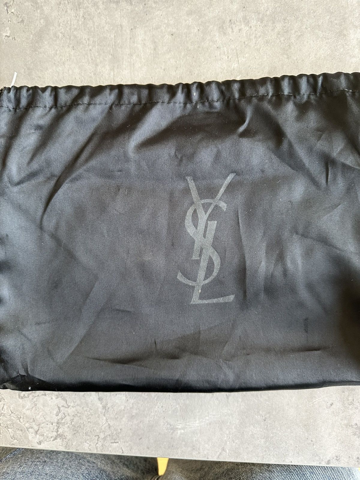 YSL Clutch Blue