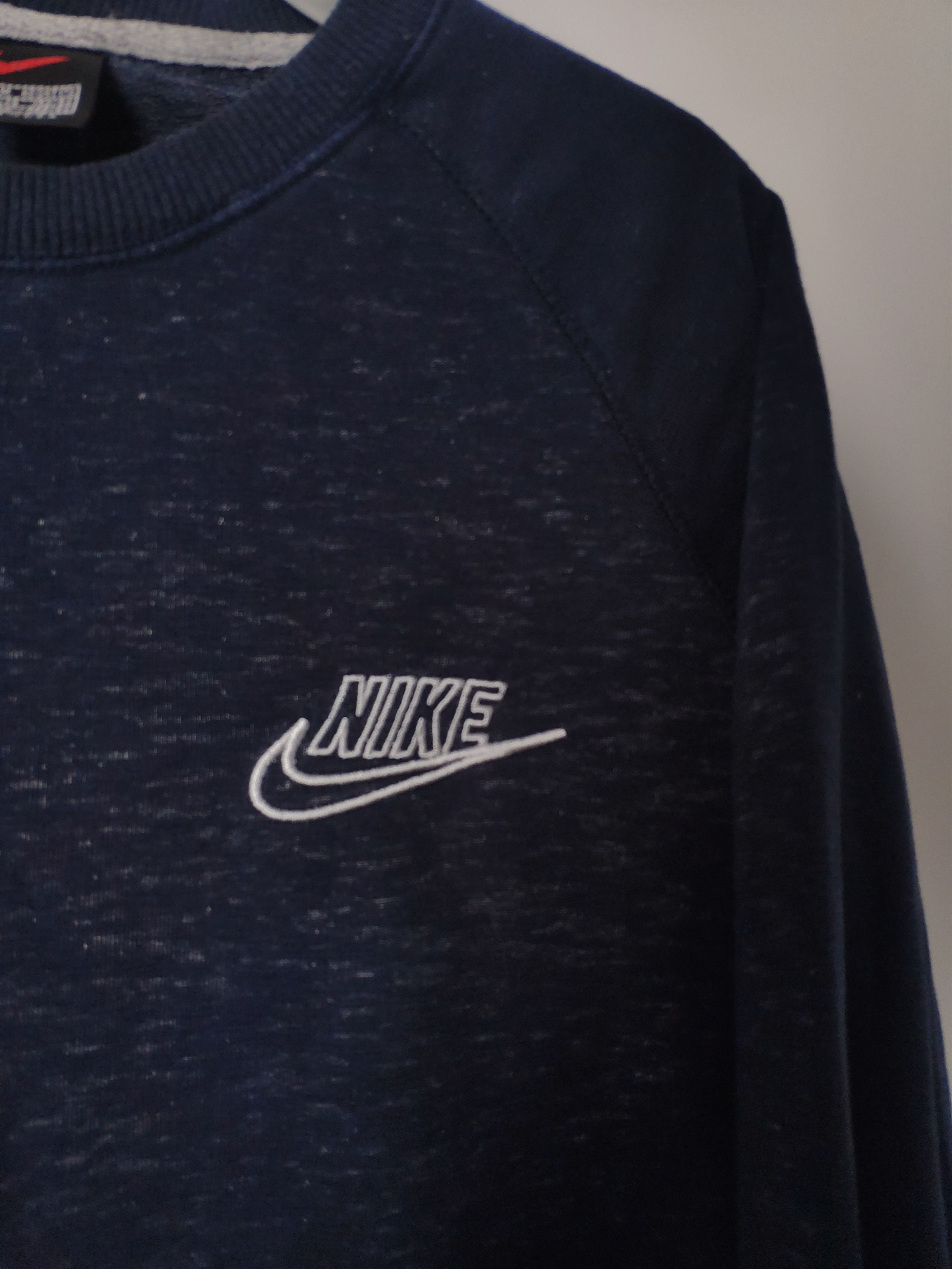 Nike × Vintage Nike vintage sweatshirt navy marble made in USA 90s Size US M / EU 48-50 / 2 - 2 Thumbnail