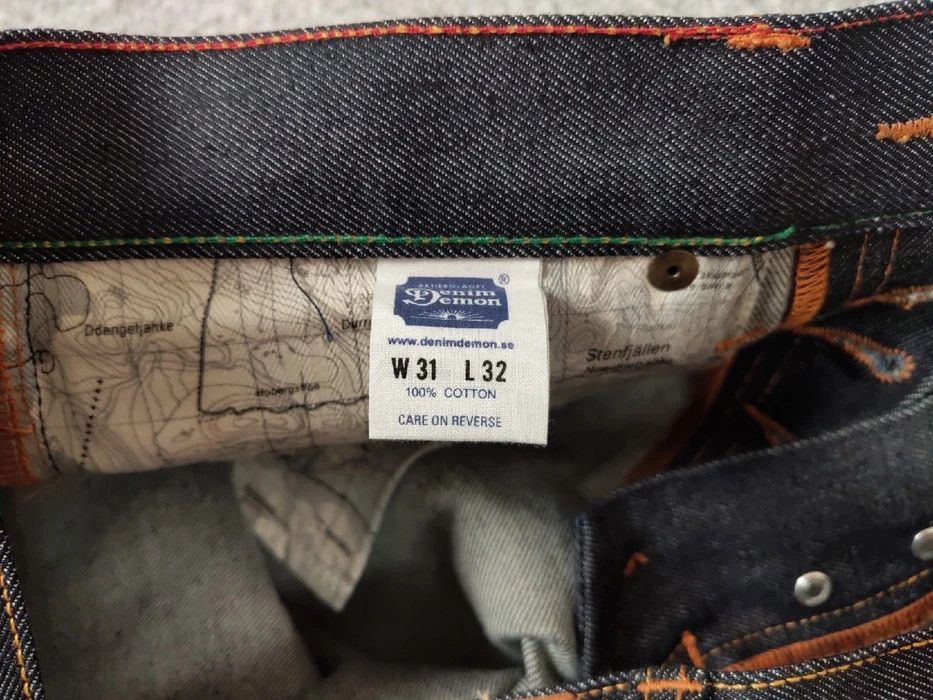 Denim Demon Vintage Denim Demon Aktiebolaget Japan Brand Indigo Jeans Size US 31 - 9 Thumbnail