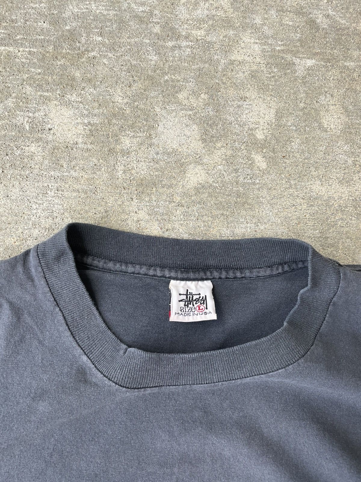 Stussy Vintage 90s Stussy Single Stitch Faded Tee Shirt Size US L / EU 52-54 / 3 - 4 Thumbnail