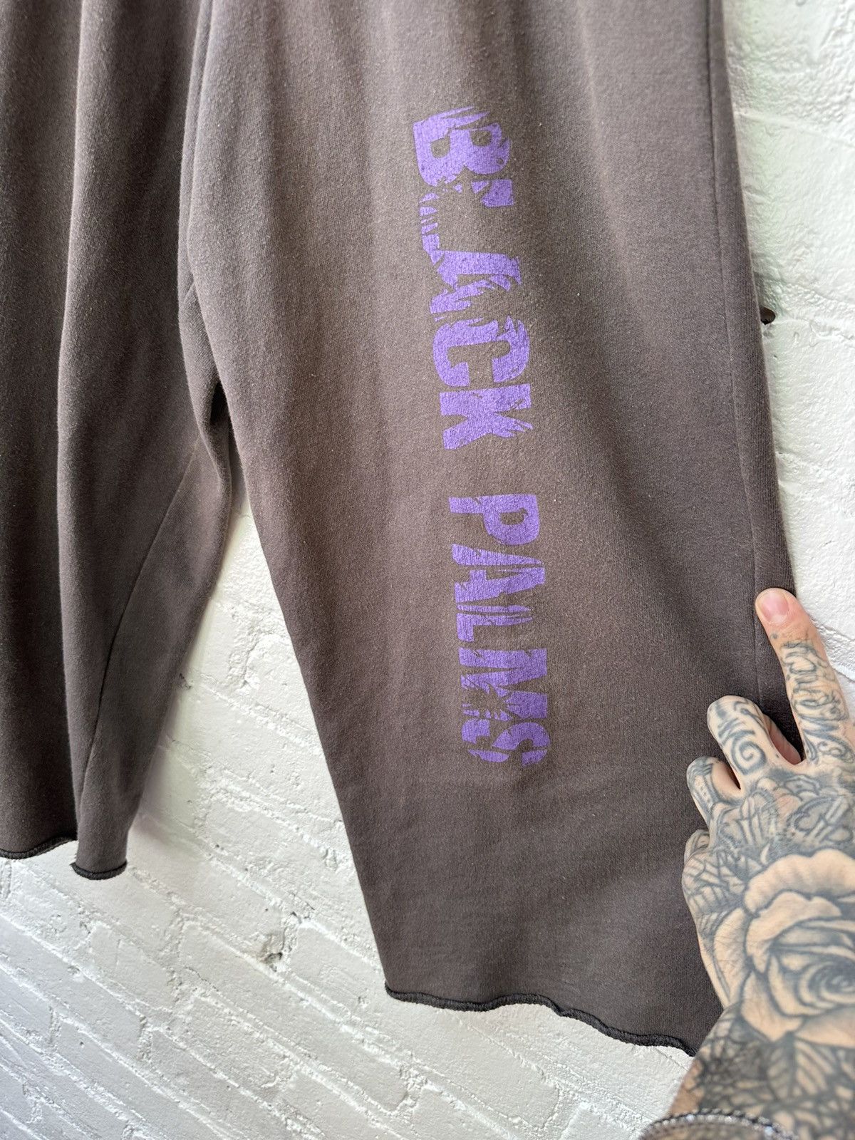 Raf Simons × Vintage Raf Simons 1998 BLACK PALMS Shorts Pants RARE !! EU 48 Size US 31 - 5 Thumbnail