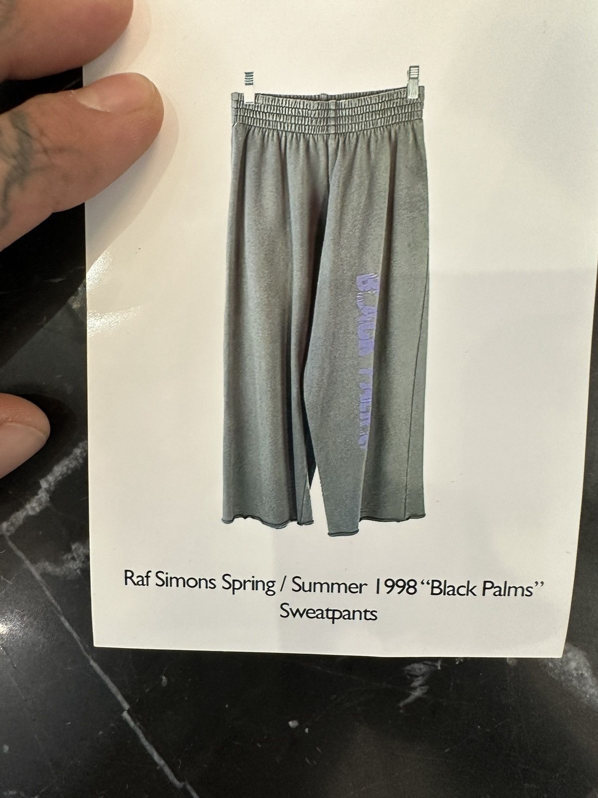 Raf Simons × Vintage Raf Simons 1998 BLACK PALMS Shorts Pants RARE !! EU 48 Size US 31 - 18 Thumbnail