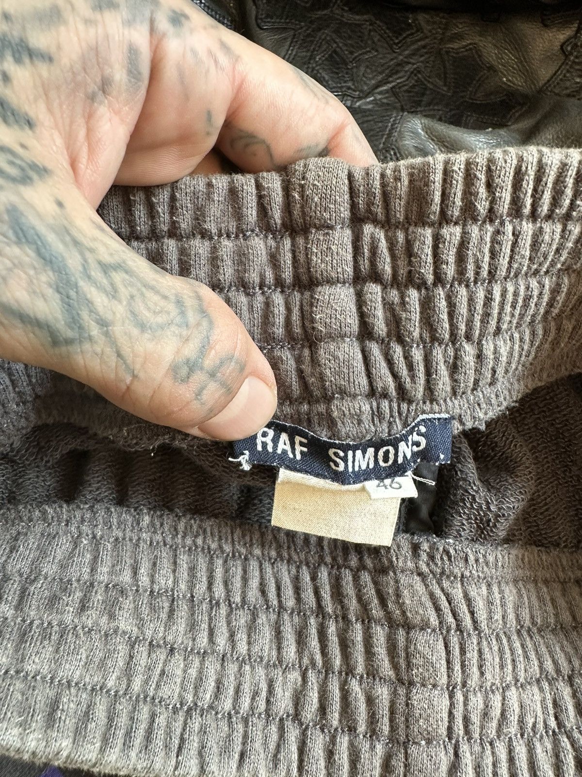 Raf Simons × Vintage Raf Simons 1998 BLACK PALMS Shorts Pants RARE !! EU 48 Size US 31 - 12 Thumbnail