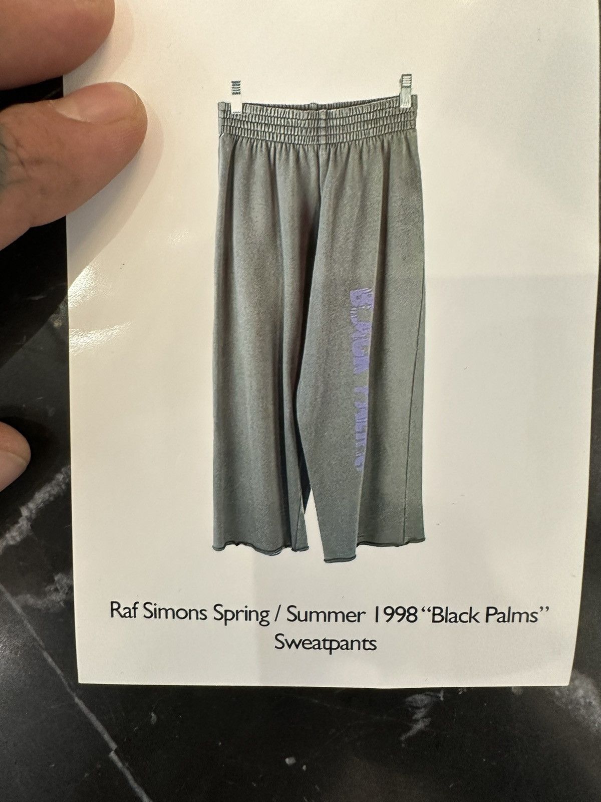 Raf Simons × Vintage Raf Simons 1998 BLACK PALMS Shorts Pants RARE !! EU 48 Size US 31 - 19 Thumbnail