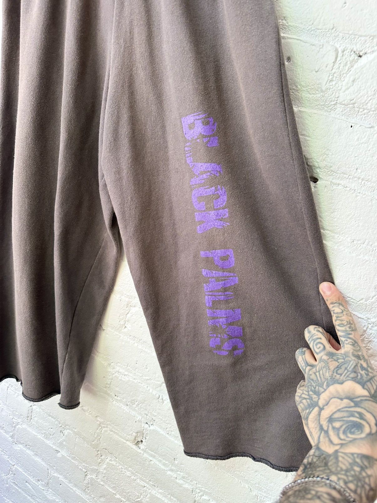 Raf Simons × Vintage Raf Simons 1998 BLACK PALMS Shorts Pants RARE !! EU 48 Size US 31 - 4 Thumbnail