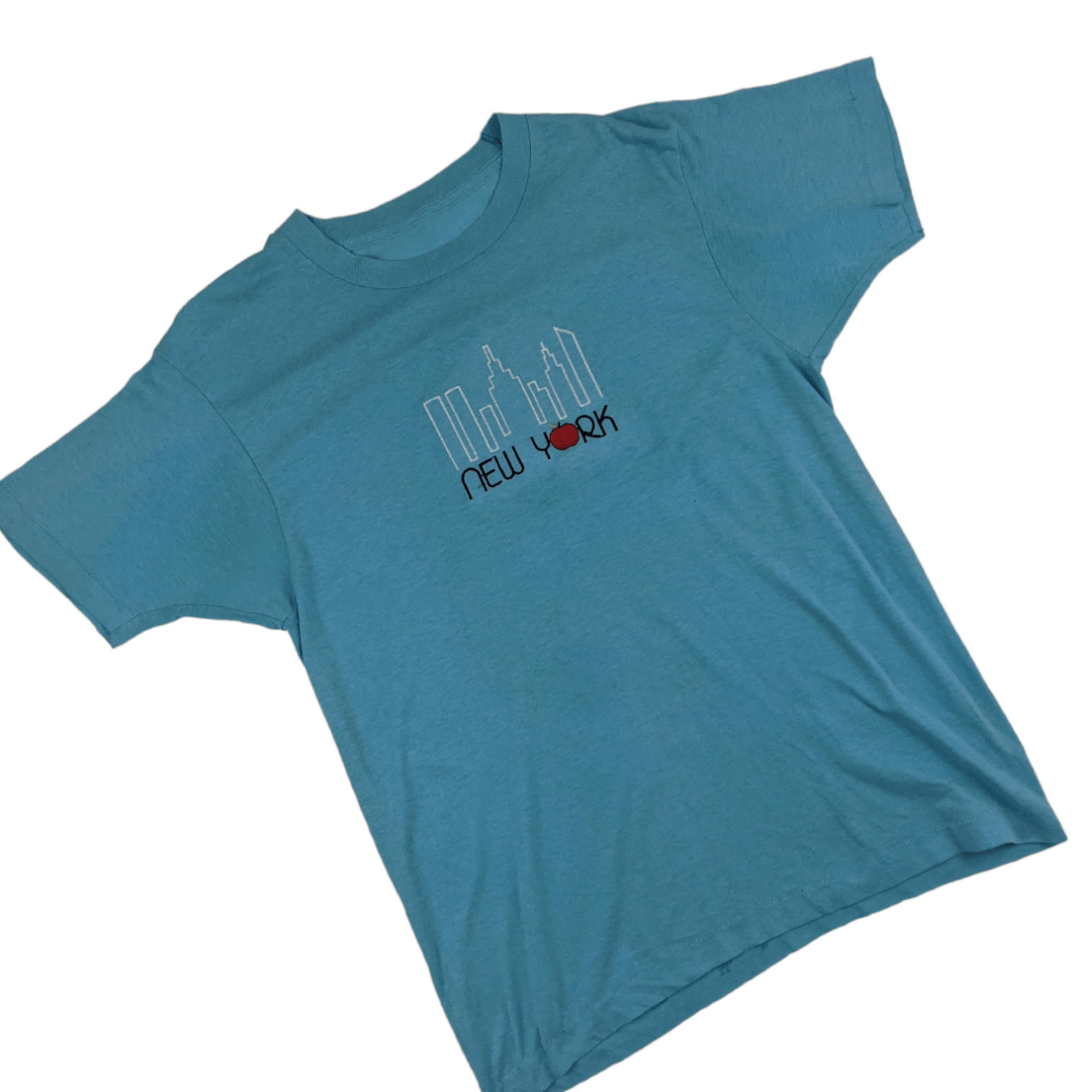 Vintage Vintage 80's NEW YORK City Souvenir T-Shirt Single Stitches Size US M / EU 48-50 / 2 - 3 Thumbnail