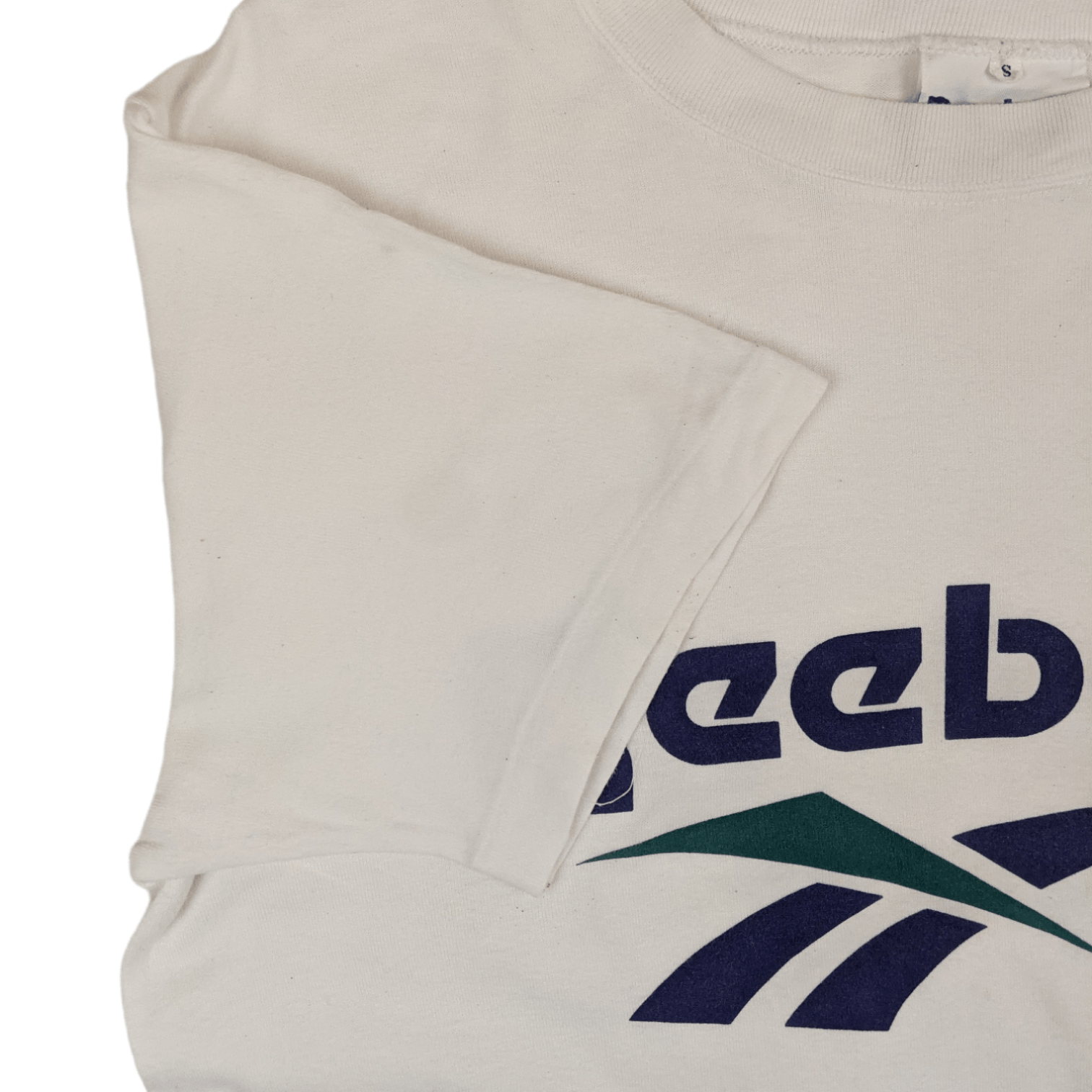 Reebok Vintage 90's REEBOK Big Logo T-Shirt Single Stitches Size US S / EU 44-46 / 1 - 6 Thumbnail