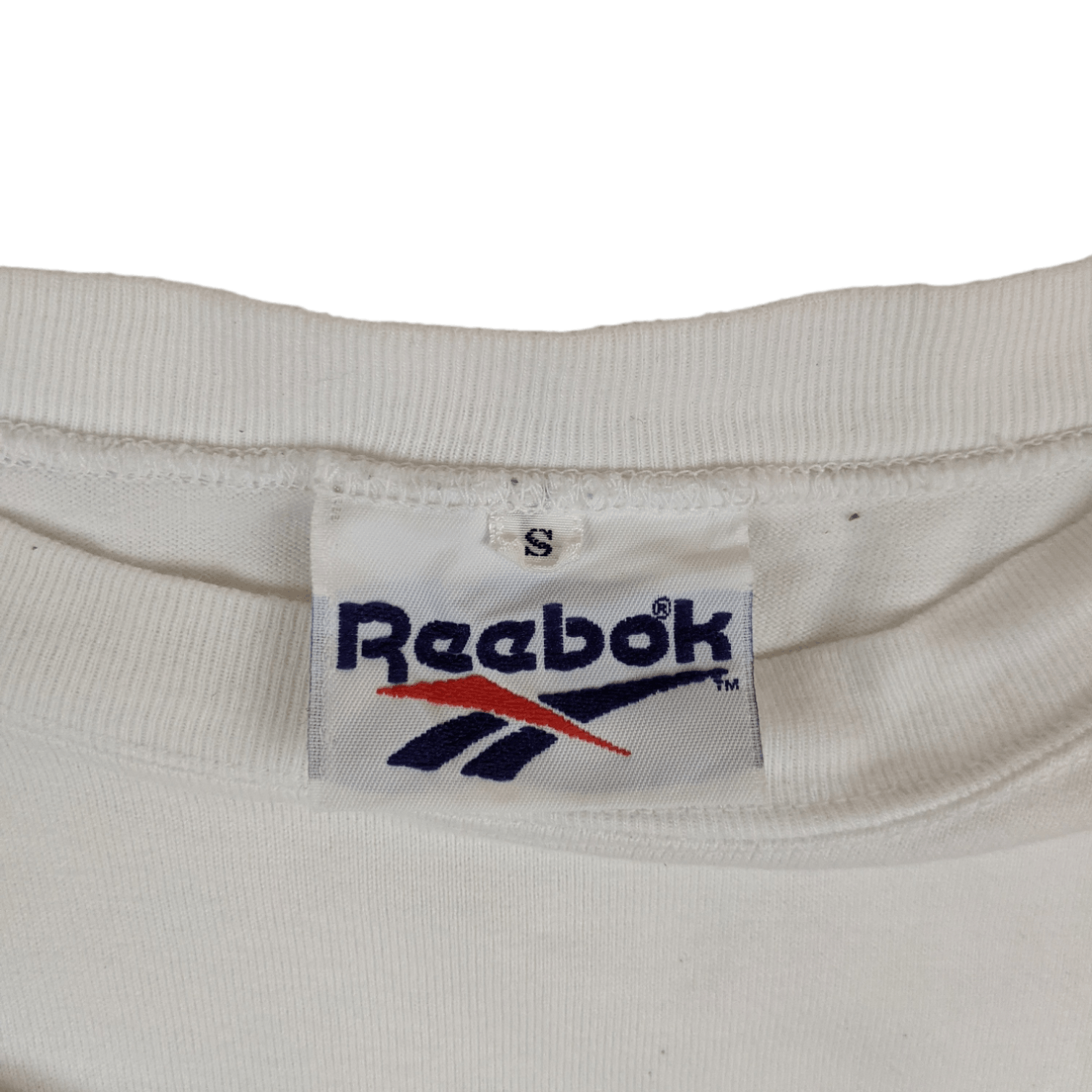 Reebok Vintage 90's REEBOK Big Logo T-Shirt Single Stitches Size US S / EU 44-46 / 1 - 10 Thumbnail