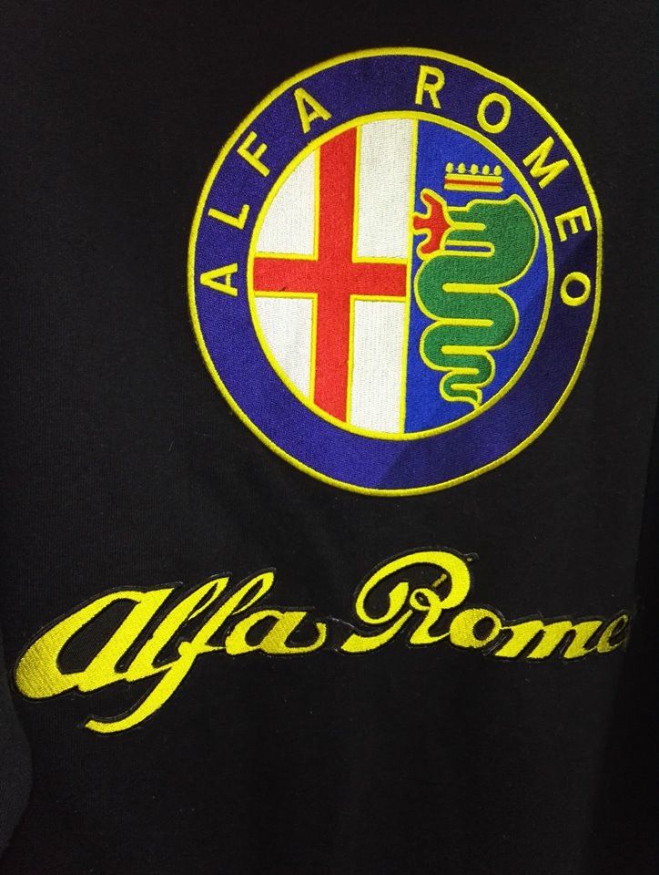 Japanese Brand 🔥Rare🔥 Hoodie ALFA ROMEO Big Logo Embroidered Stiker Size US M / EU 48-50 / 2 - 5 Thumbnail