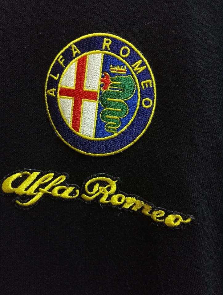 Japanese Brand 🔥Rare🔥 Hoodie ALFA ROMEO Big Logo Embroidered Stiker Size US M / EU 48-50 / 2 - 3 Thumbnail