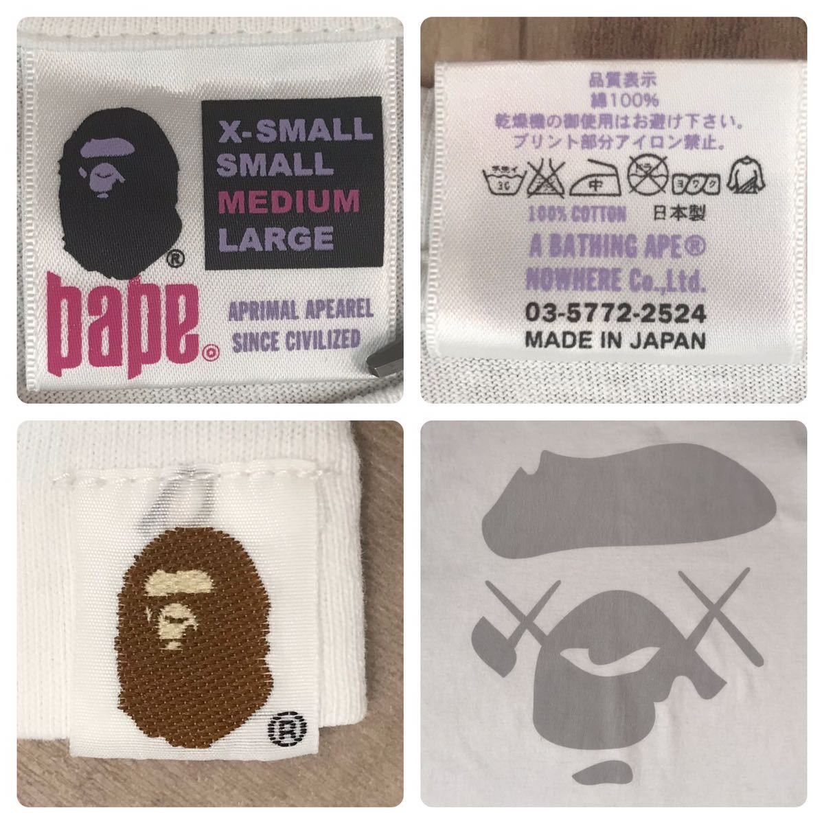Bape × Kaws BAPE × KAWS Big face T-shirt a bathing ape NIGO Size US M / EU 48-50 / 2 - 8 Thumbnail