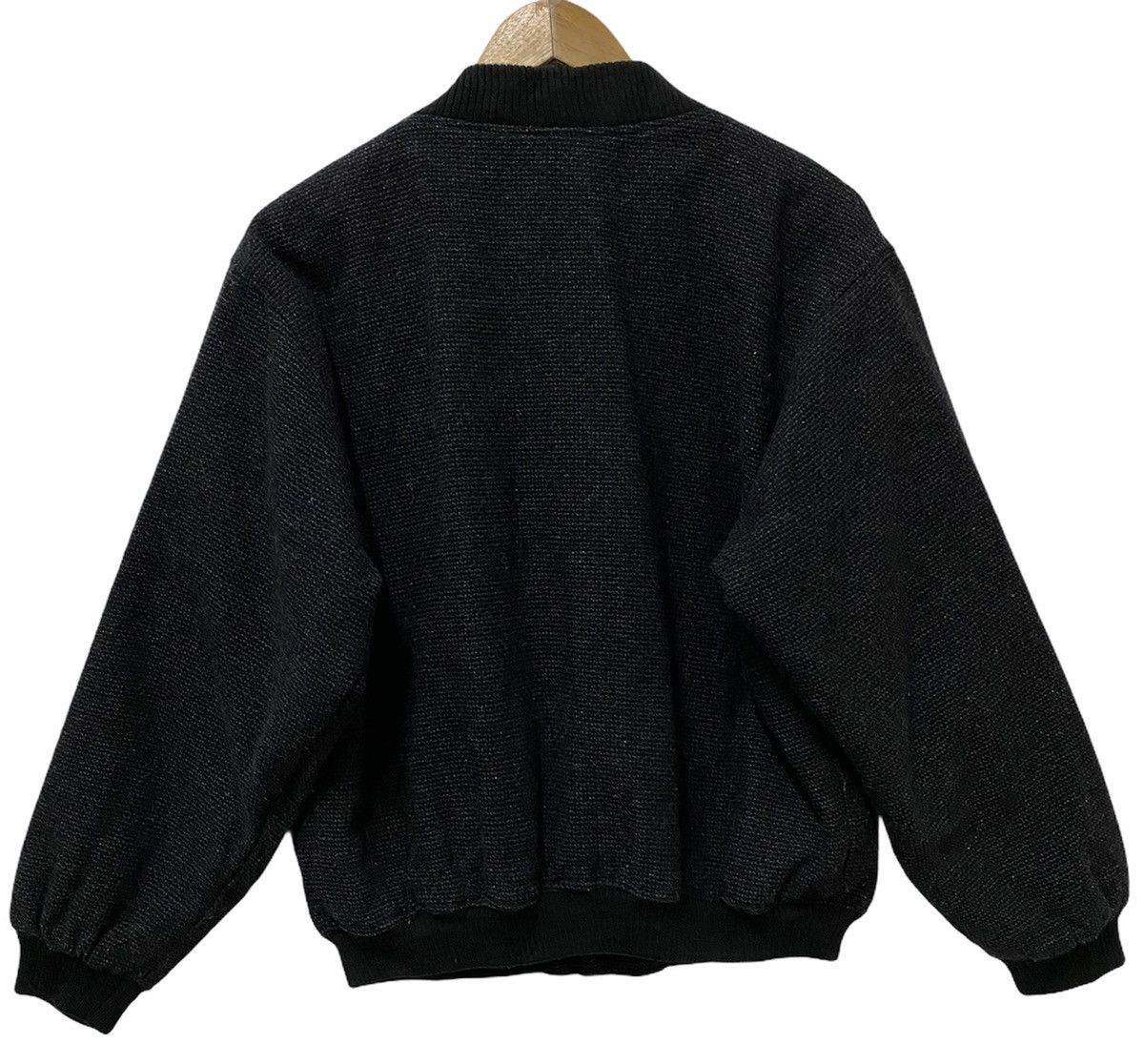 Issey Miyake 🔥 Inspired Issey Miyake 80s Striped Wool Cardigan Jacket Size US M / EU 48-50 / 2 - 4 Thumbnail
