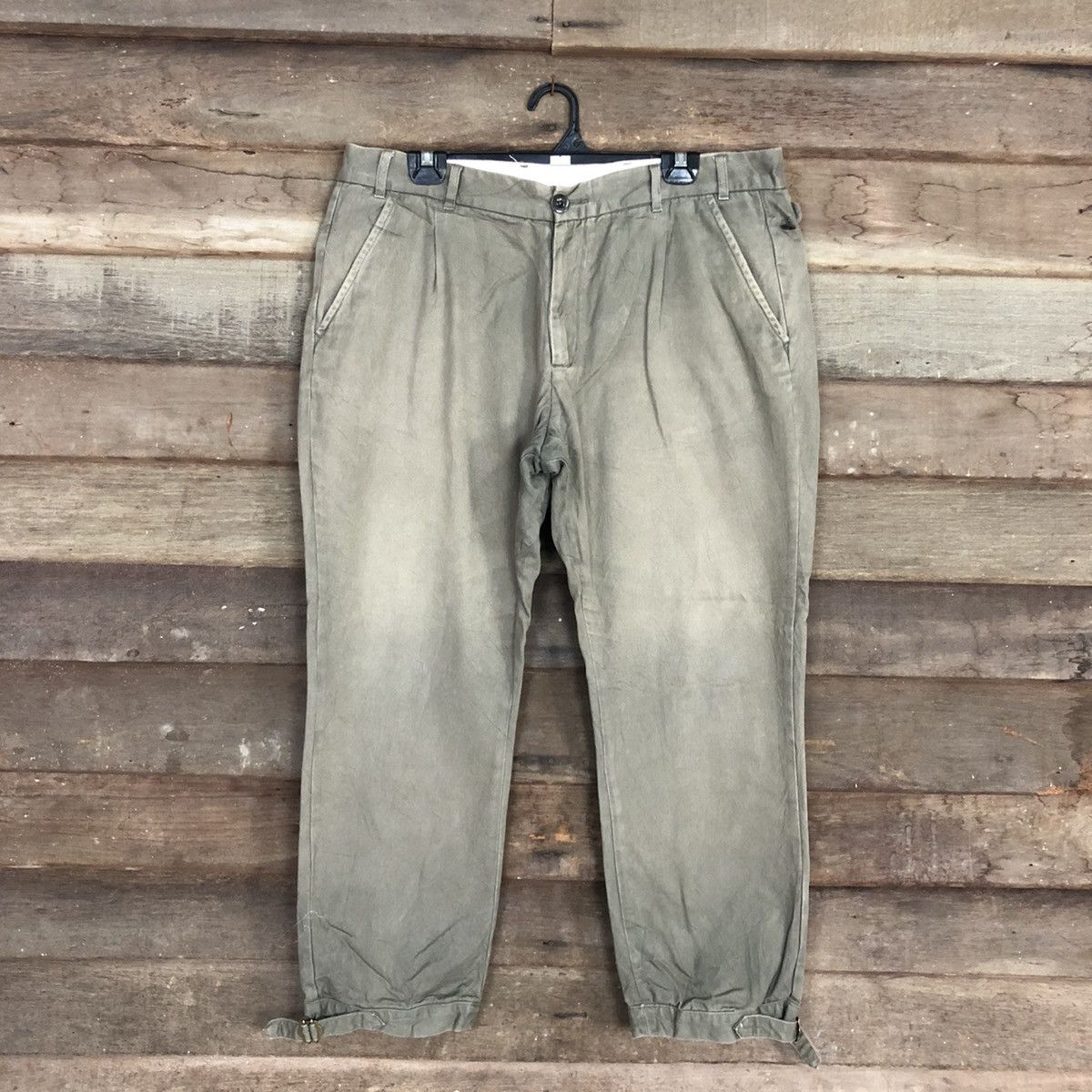 Global Work Global Work faded Grey Multipocket Cargo Pants #c948 Size US 34 / EU 50 - 1 Thumbnail