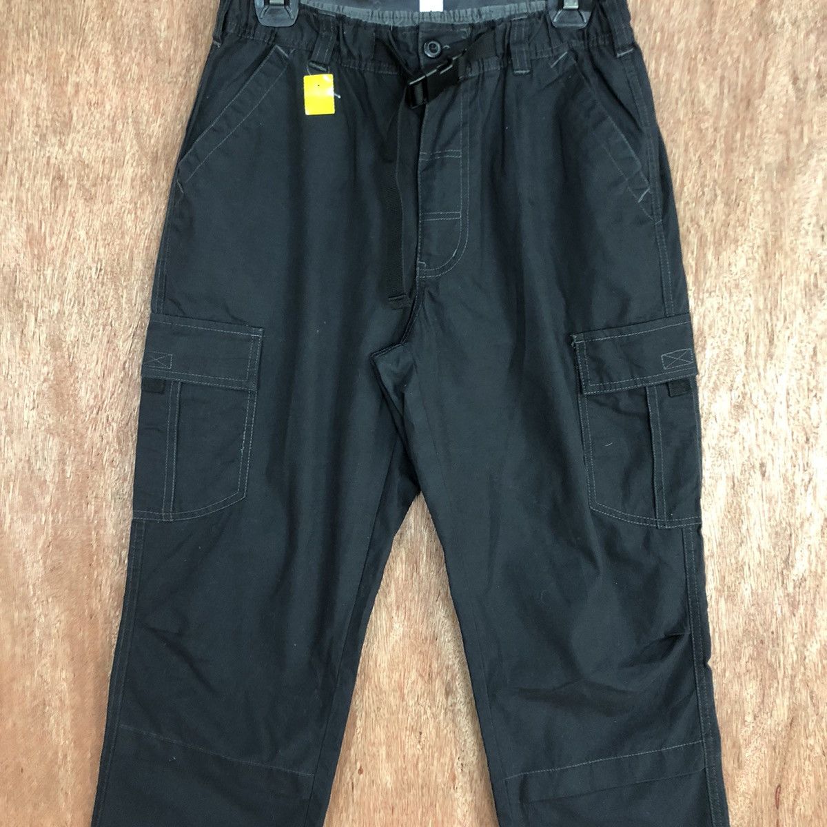 Japanese Brand Japan Black Multipocket Cargo Pants #2634 Size US 30 / EU 46 - 4 Thumbnail