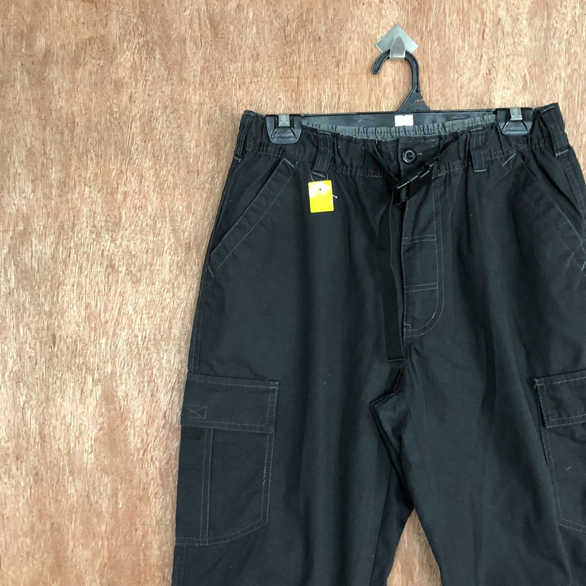 Japanese Brand Japan Black Multipocket Cargo Pants #2634 Size US 30 / EU 46 - 6 Thumbnail
