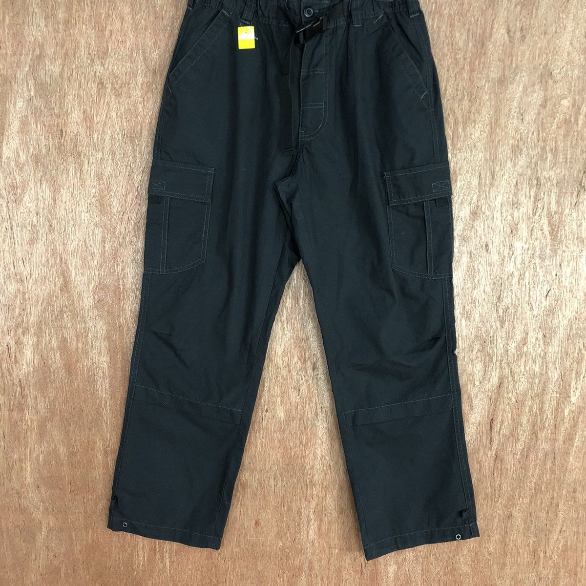 Japanese Brand Japan Black Multipocket Cargo Pants #2634 Size US 30 / EU 46 - 3 Thumbnail