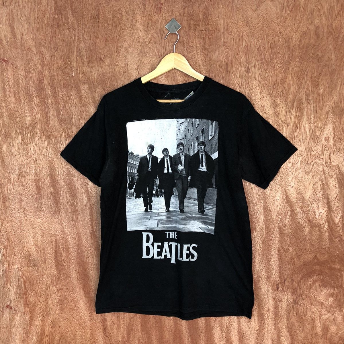 DLL The Beatles Black Short Sleeve Shirt #2135