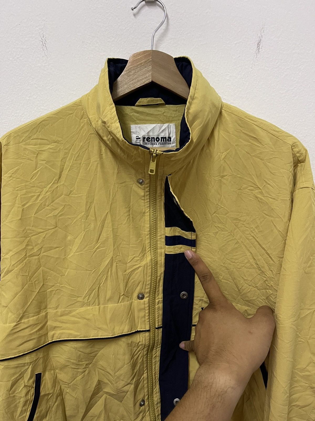 Renoma × Vintage Vintage Renoma Spell Out Embroidery Zipper Jacket Size US M / EU 48-50 / 2 - 6 Thumbnail