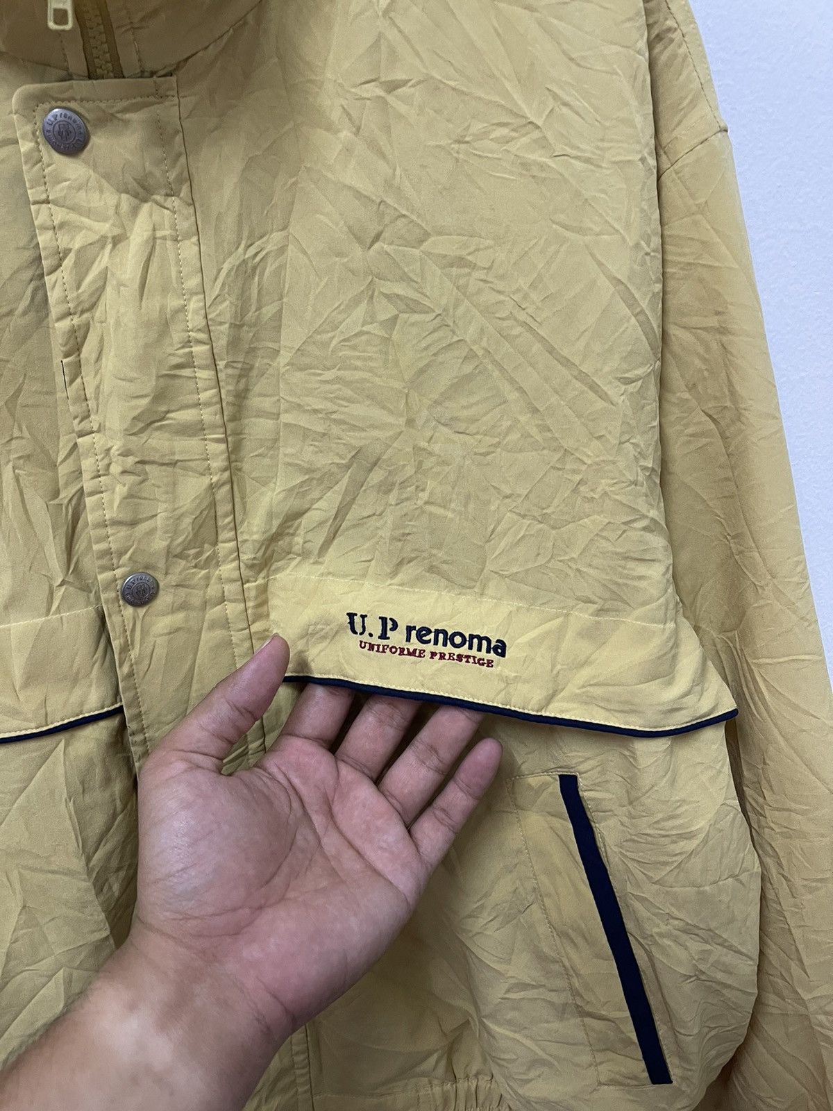 Renoma × Vintage Vintage Renoma Spell Out Embroidery Zipper Jacket Size US M / EU 48-50 / 2 - 3 Thumbnail