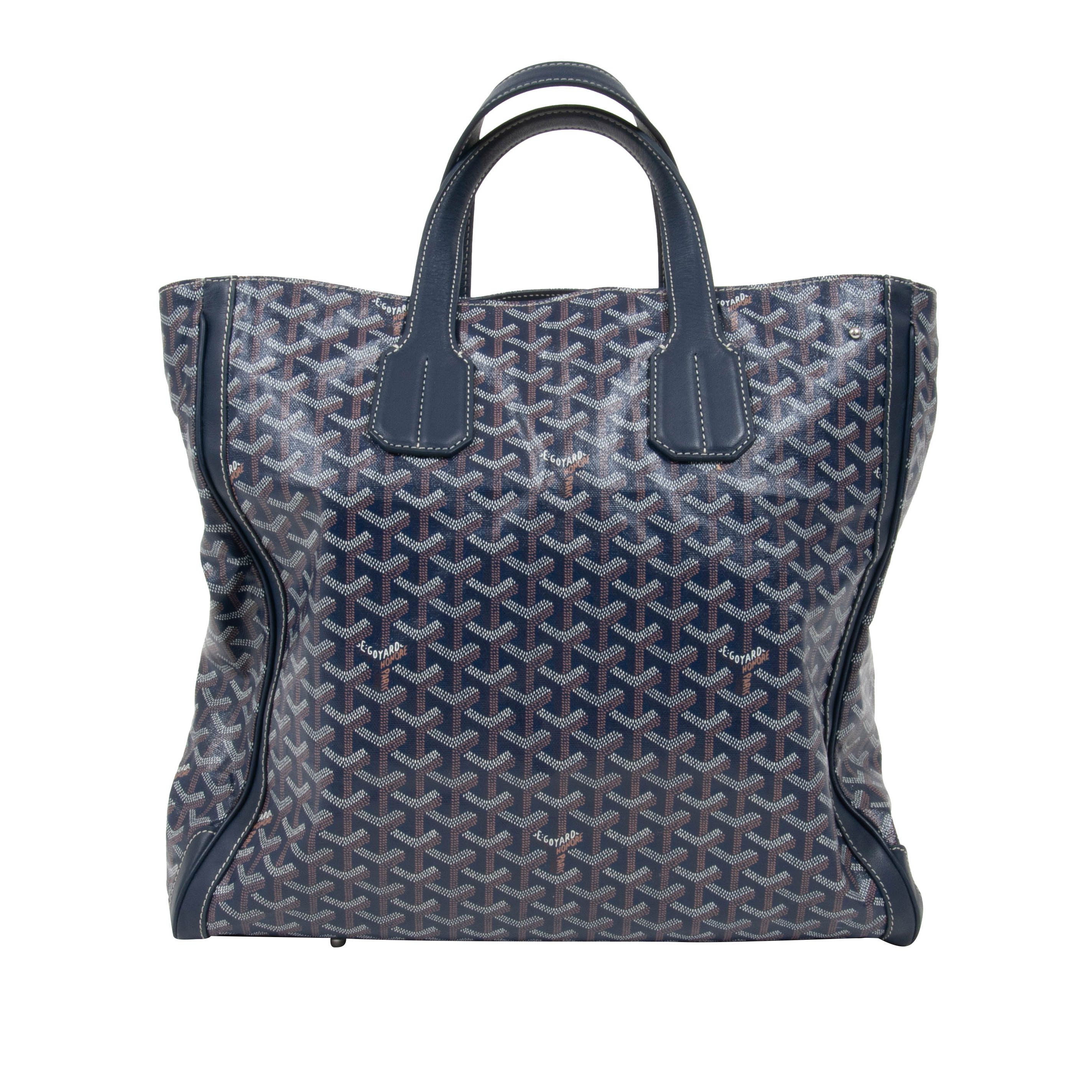 Goyard Voltaire Tote Bag in Blue, Men's
