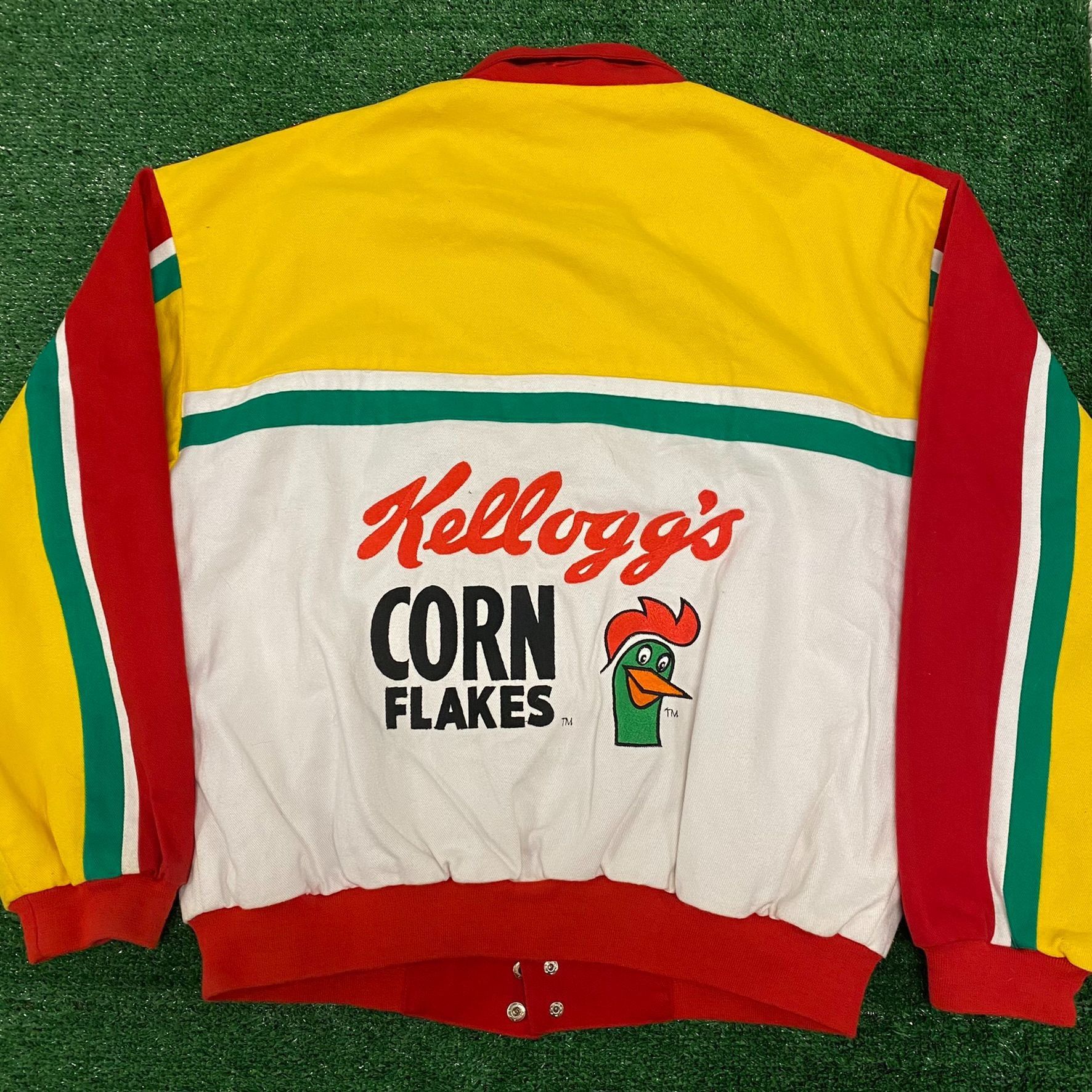 Chase Authentics Crazy Vintage 90s Corn Flakes NASCAR Racing Jacket Size US L / EU 52-54 / 3 - 4 Thumbnail