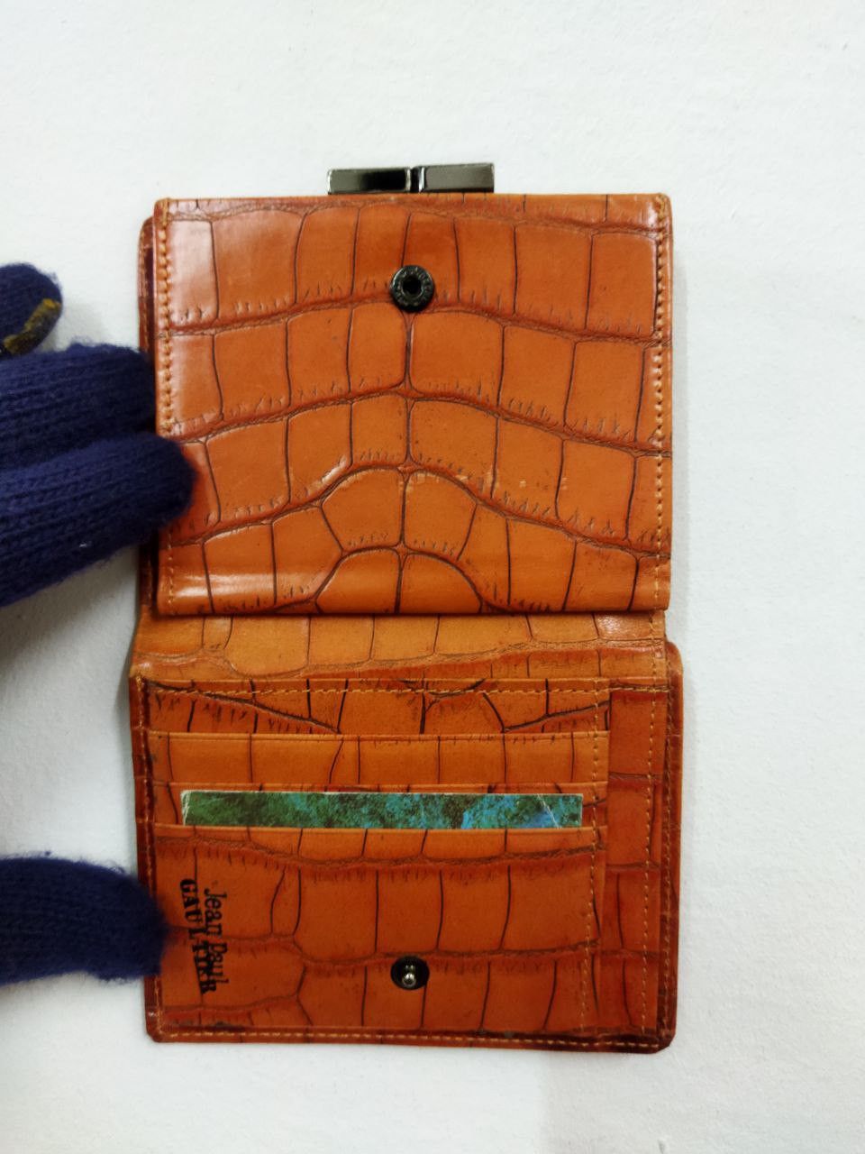 Jean Paul Gaultier Vintage JEAN PAUL GAULTIER Leather Wallet Size ONE SIZE - 3 Thumbnail