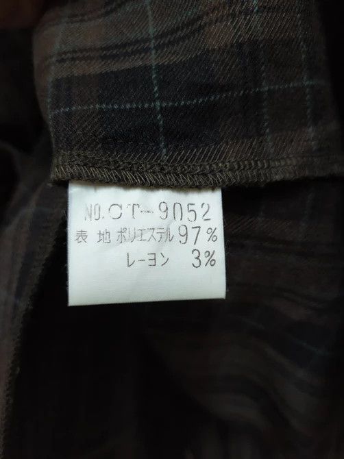 Flannel × Japanese Brand × Seditionaries HELTER SKELTER TRENCH COAT FLANNEL/CHECKED PLAID Size US M / EU 48-50 / 2 - 6 Thumbnail