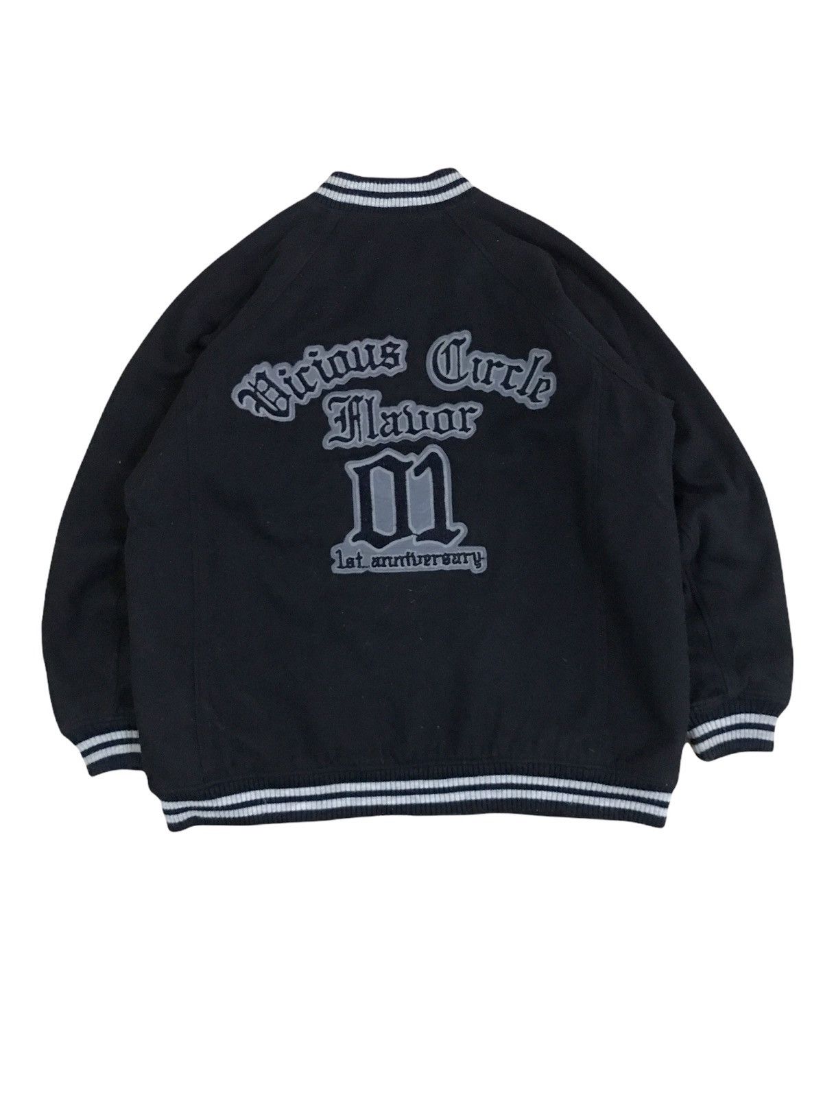 Other Vicious Circle Flavor 1th Anniversary Wool Black Jacket Size US L / EU 52-54 / 3 - 1 Thumbnail