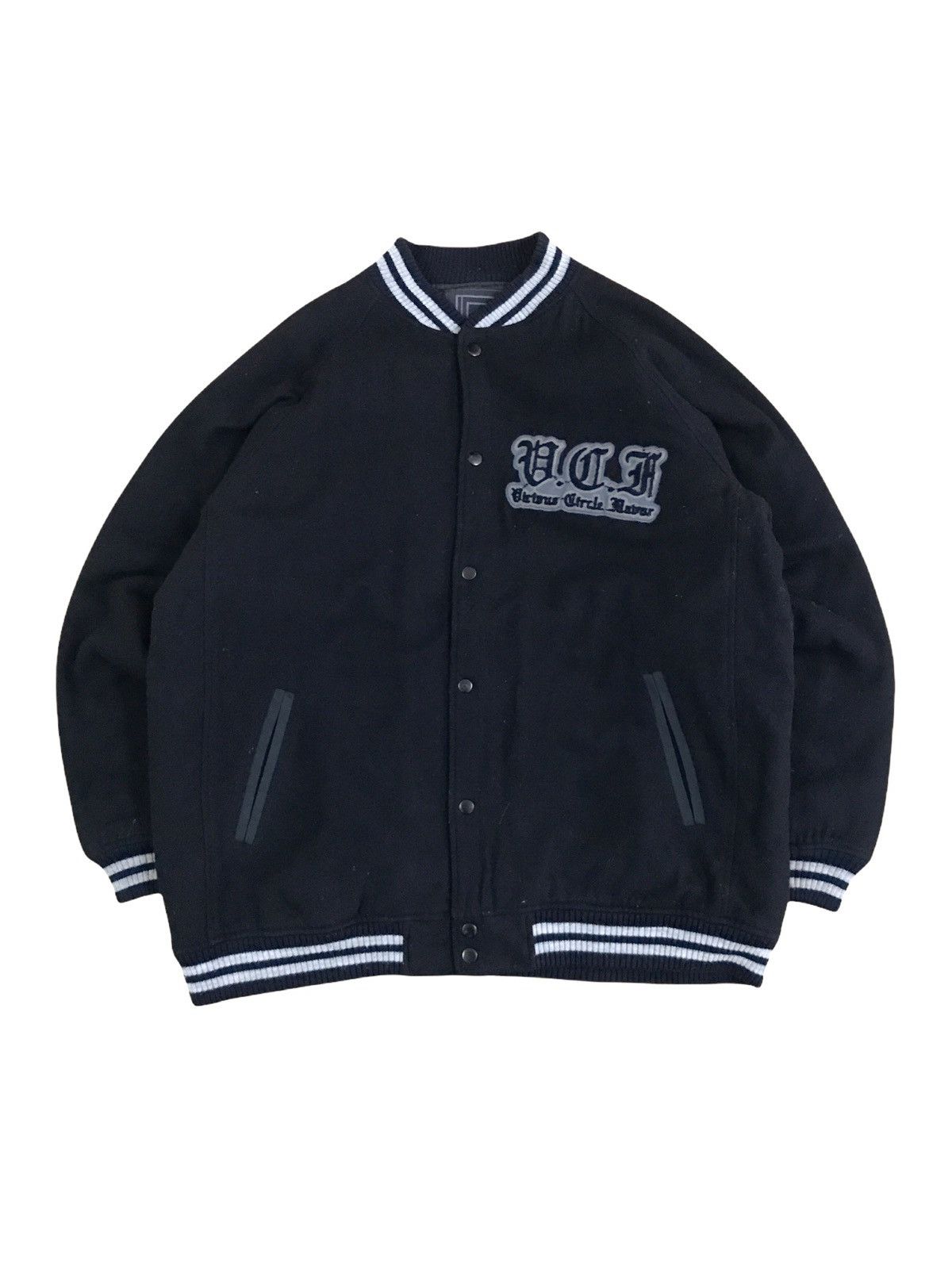 Other Vicious Circle Flavor 1th Anniversary Wool Black Jacket Size US L / EU 52-54 / 3 - 2 Thumbnail
