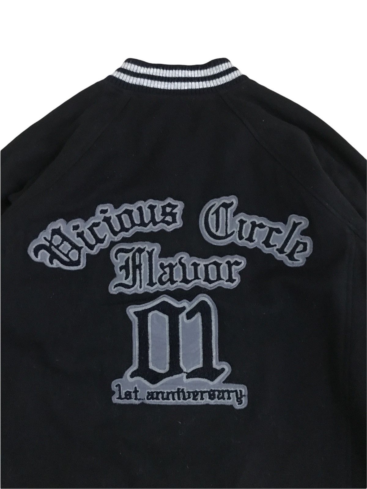 Other Vicious Circle Flavor 1th Anniversary Wool Black Jacket Size US L / EU 52-54 / 3 - 4 Thumbnail