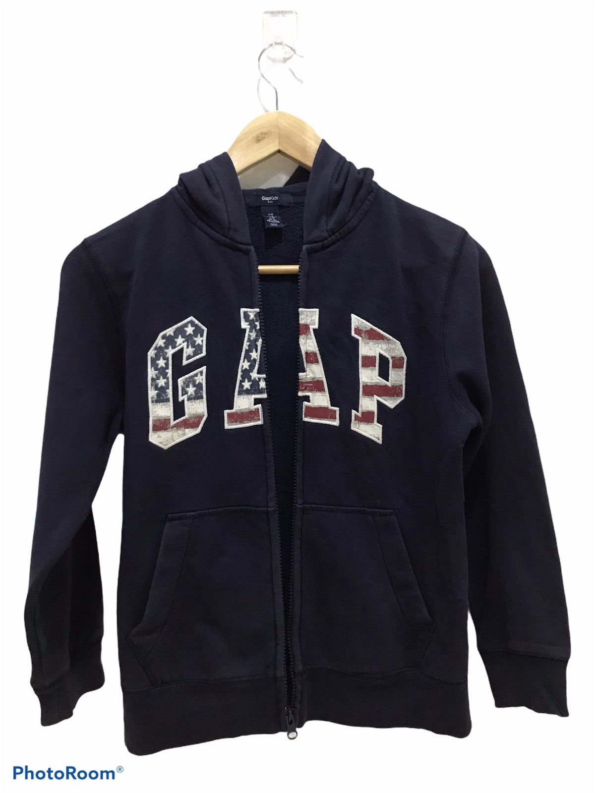 Gap GAP Kids Zipper Hoodie Sweatshirt American flag Size US M / EU 48-50 / 2 - 3 Thumbnail