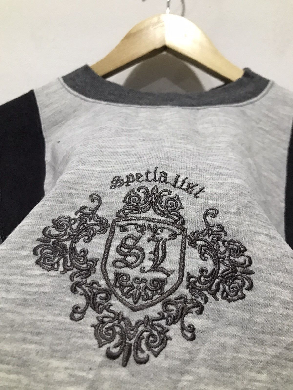 Japanese Brand Niceed chest Embroidery 3tones color Sweatshirt Size US M / EU 48-50 / 2 - 8 Thumbnail