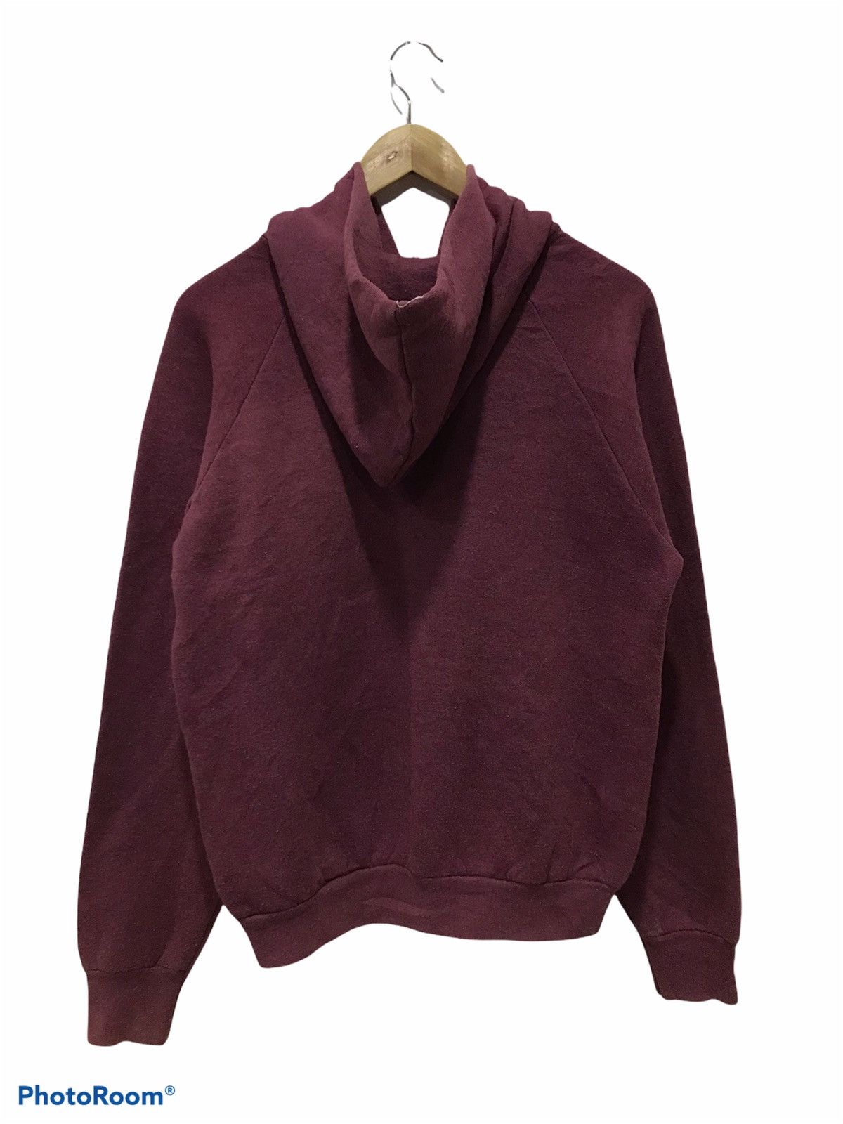 Fruit Of The Loom Vtg Alamo maroon hooded sweatshirt Size US M / EU 48-50 / 2 - 2 Thumbnail
