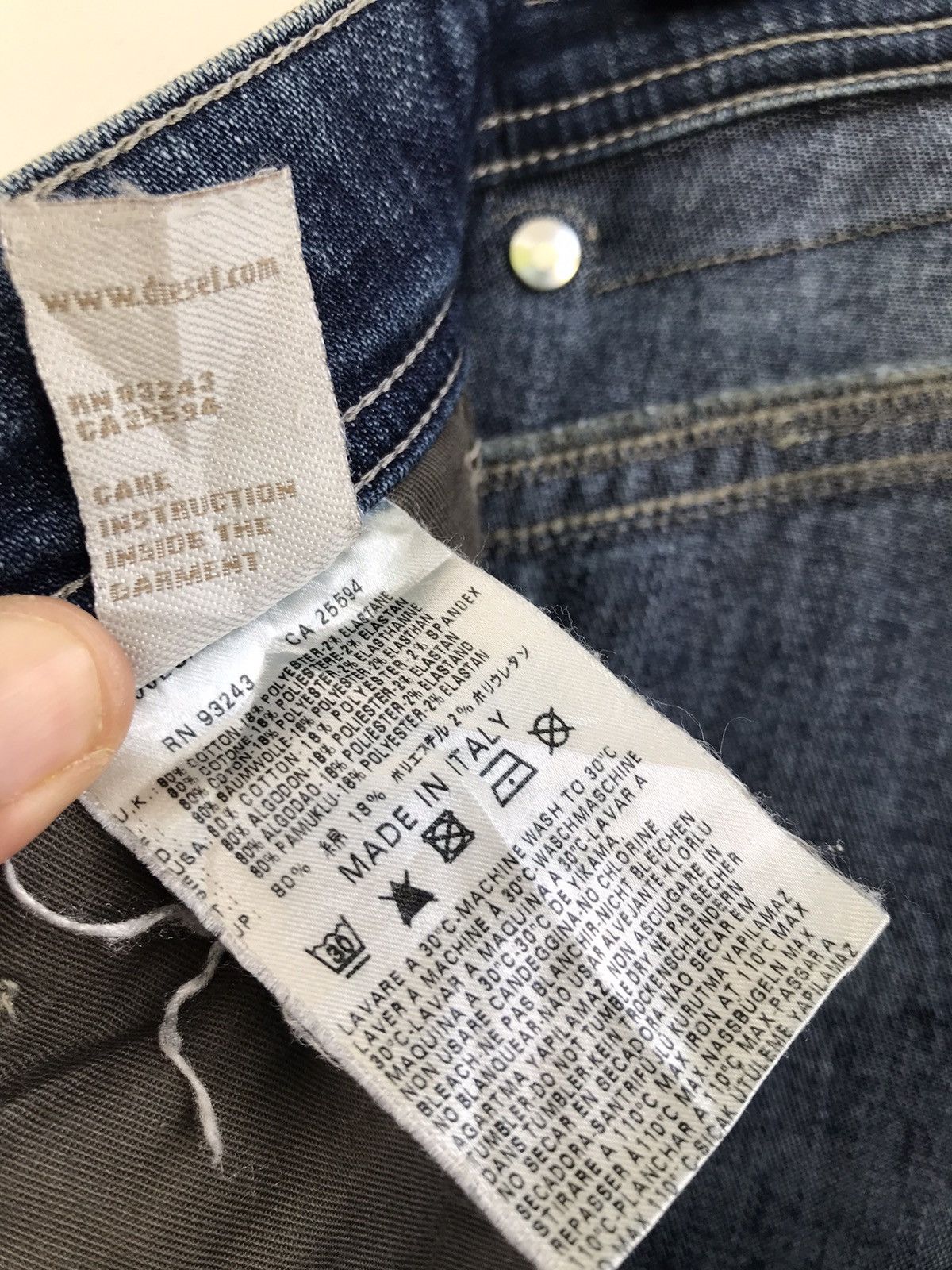 Diesel Diesel Rayan faded denim Regular Fit jeans Size US 32 / EU 48 - 23 Thumbnail