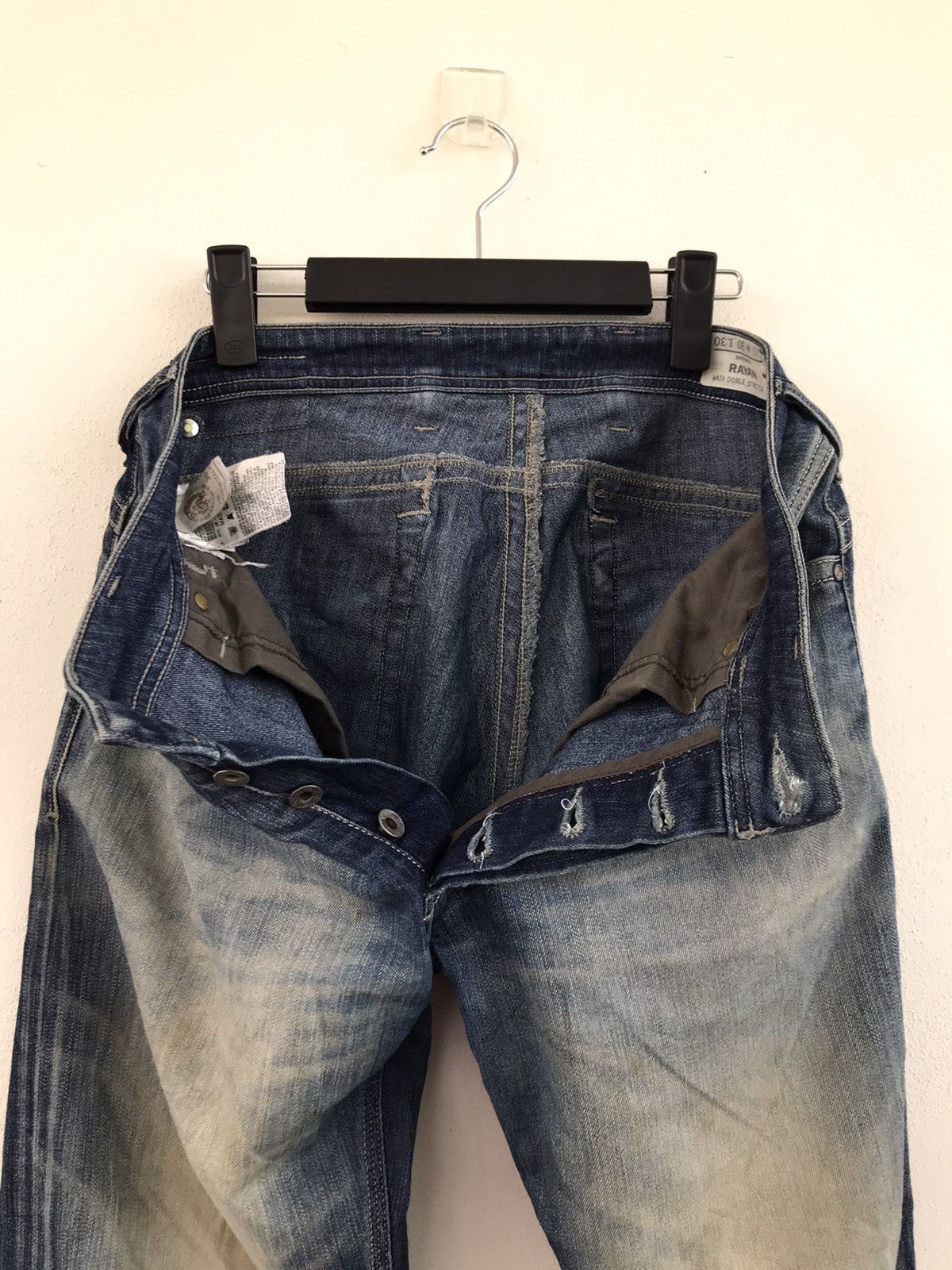 Diesel Diesel Rayan faded denim Regular Fit jeans Size US 32 / EU 48 - 17 Thumbnail