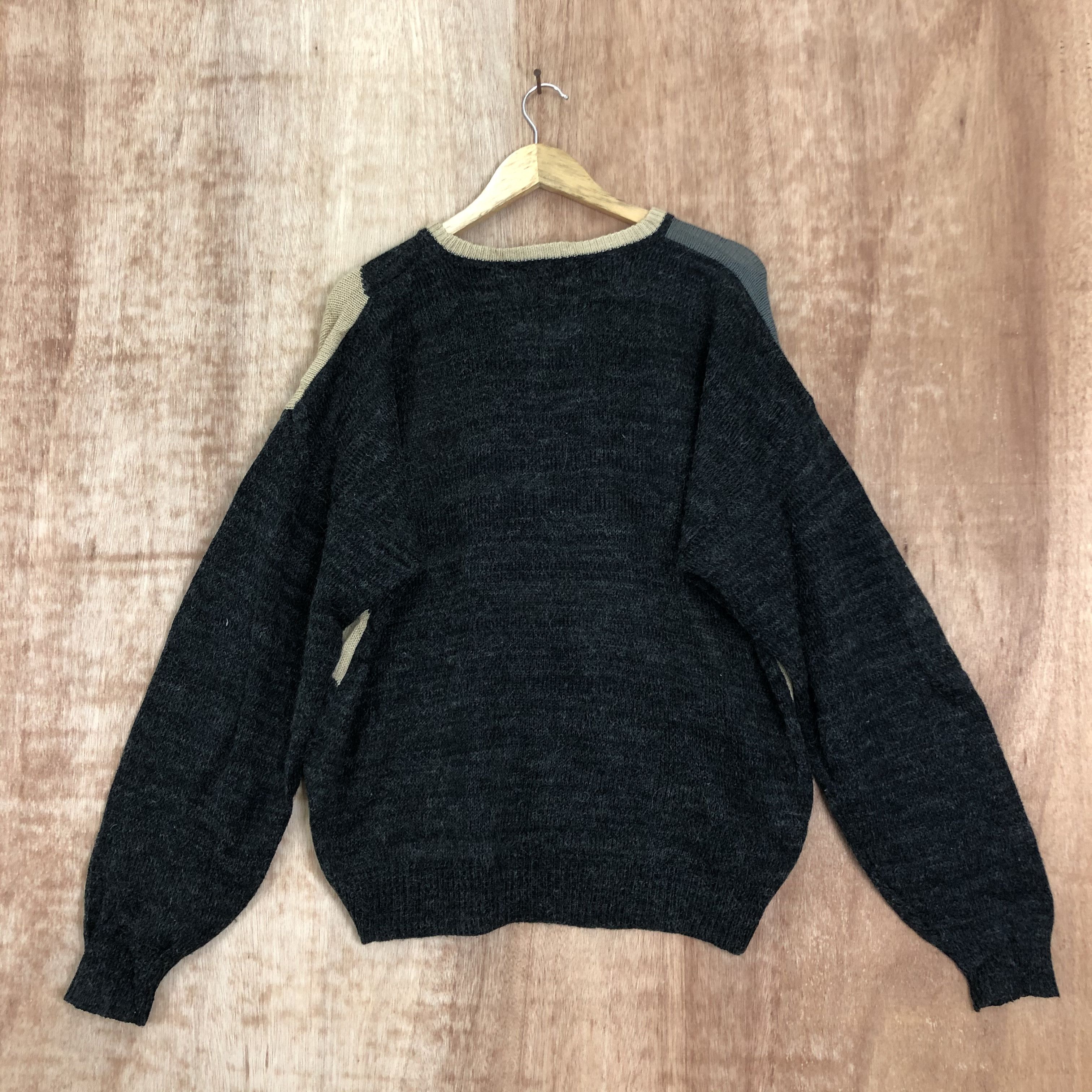 Vintage DL Toc Toc Way Mohair Homespun Knit Sweater #A1498 Size US XL / EU 56 / 4 - 7 Thumbnail