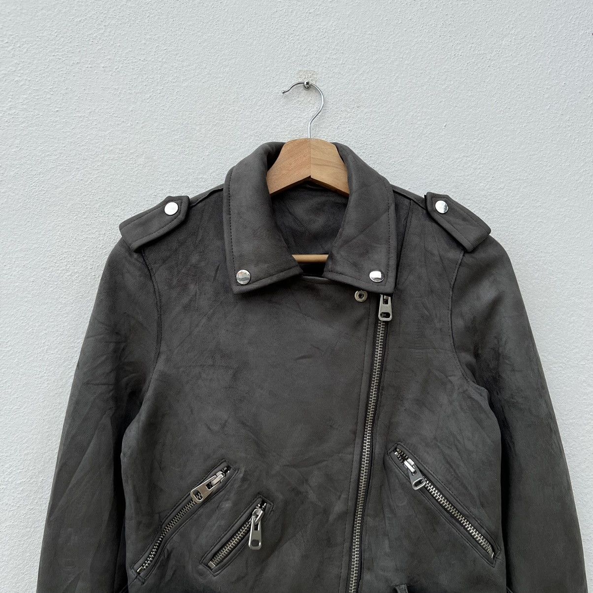 Japanese Brand PARACHUTE BIKER JACKET SOFT LEATHER DOUBLE BREAST DESIGN Size US M / EU 48-50 / 2 - 3 Thumbnail