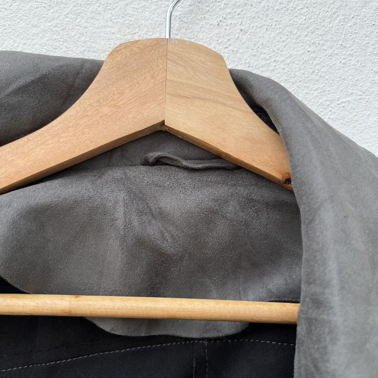 Japanese Brand PARACHUTE BIKER JACKET SOFT LEATHER DOUBLE BREAST DESIGN Size US M / EU 48-50 / 2 - 14 Thumbnail