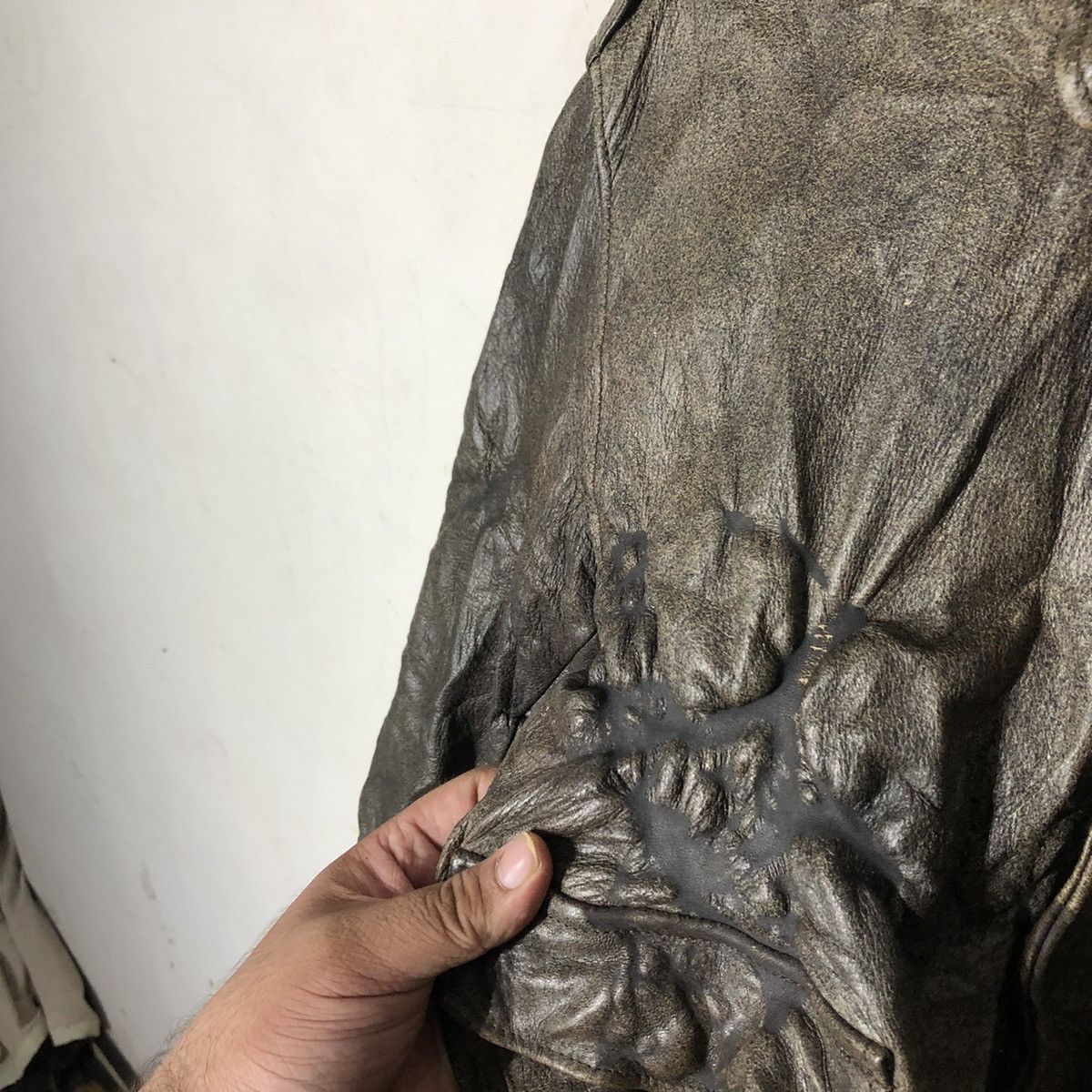 Japanese Brand VINTAGE 80's L.L.BEAN LEATHER JACKET BOMBER JACKET Size US S / EU 44-46 / 1 - 5 Thumbnail