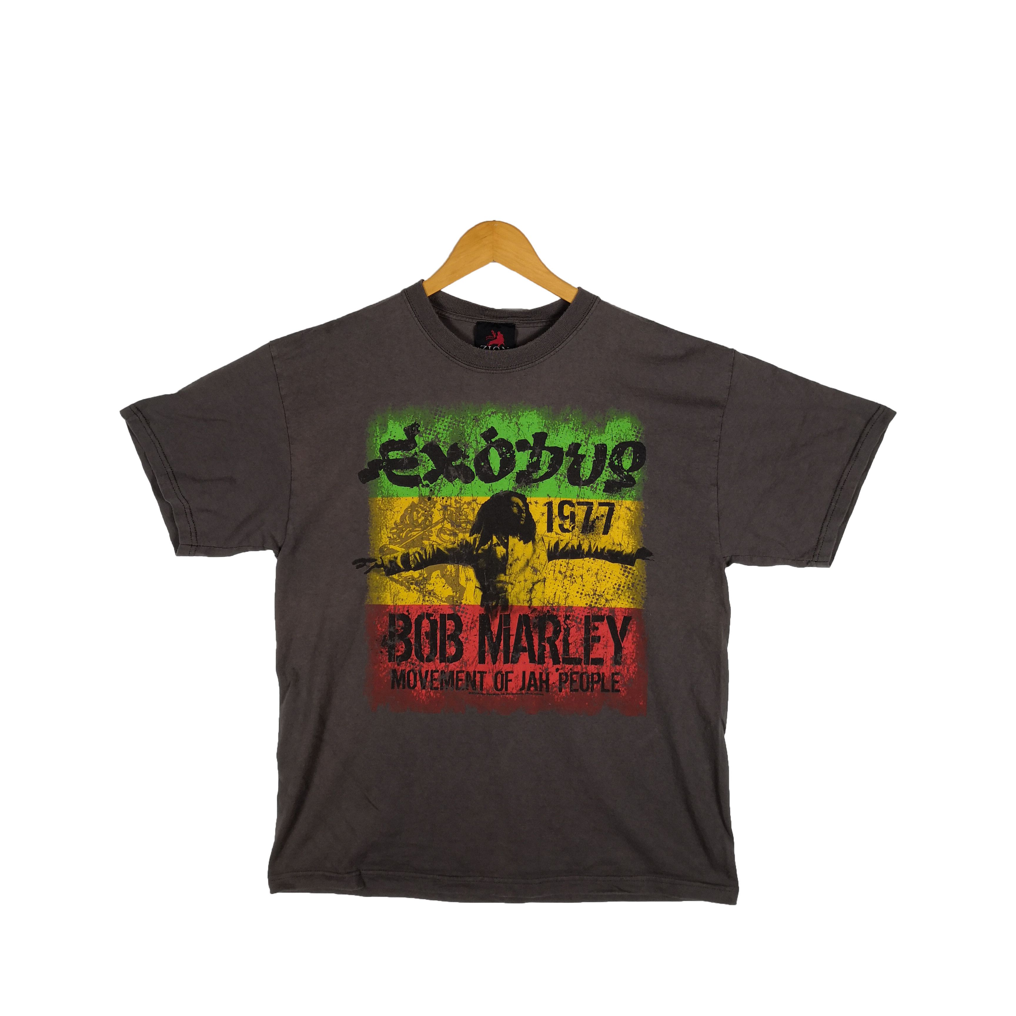 Bob Marley × Vintage Vintage Bob Marley T Shirt Jamaican Reggae Exodus Tee Size US L / EU 52-54 / 3 - 1 Thumbnail