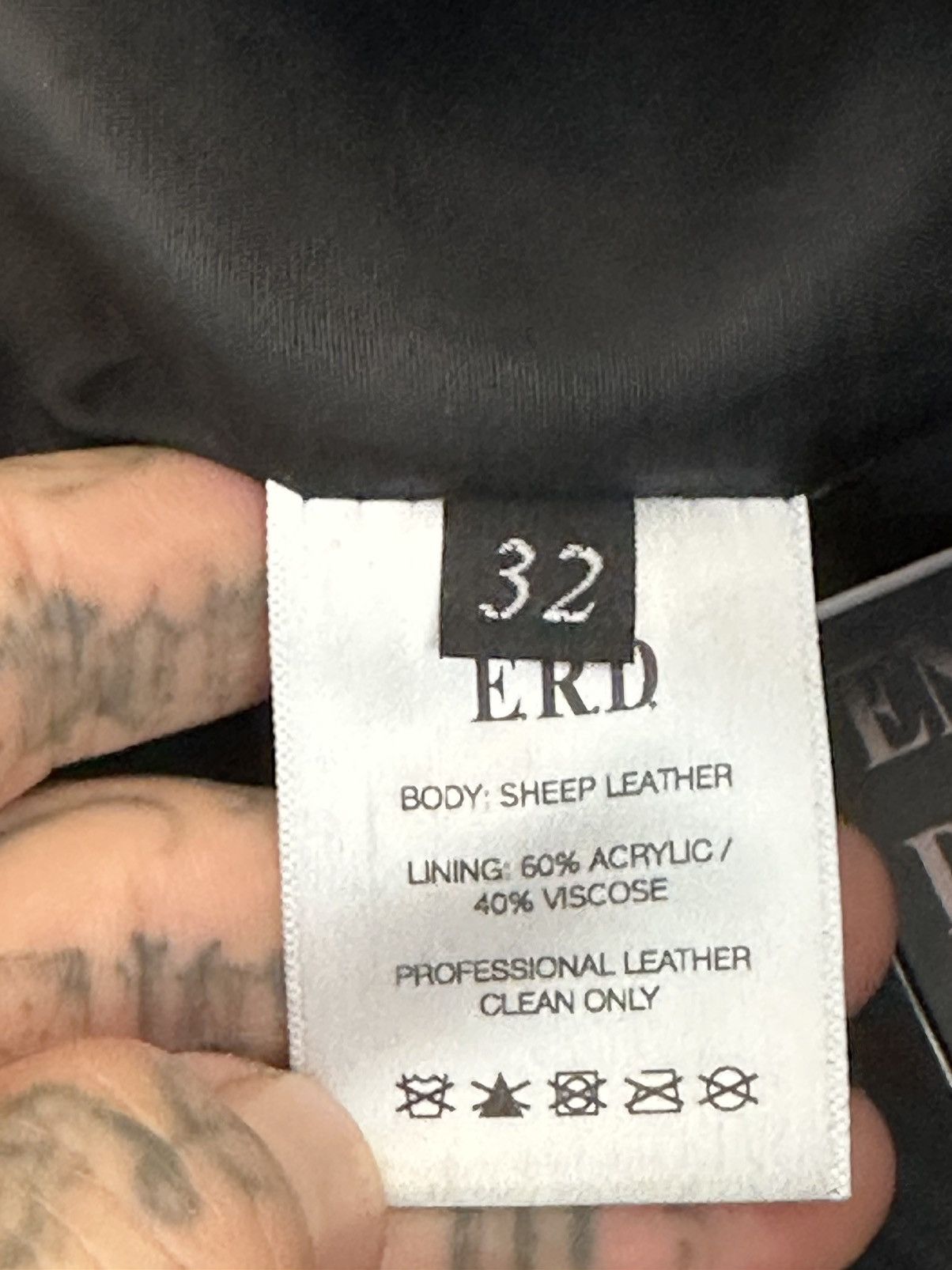 Enfants Riches Deprimes ERD LEATHER DOUBLE KNEE CARPENTER PANTS 4Gseller Size US 32 / EU 48 - 10 Thumbnail